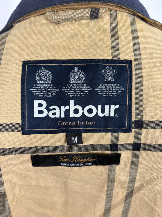 Giacca Barbour cerata corta uomo Blu Medium- Man Navy Lomond jacket wax jacket Size M