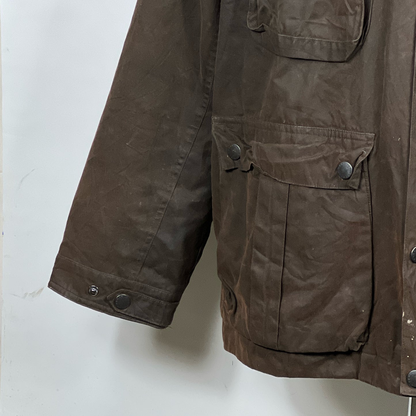 Barbour Giacca Uomo Marrone XXL Man Brown Morse wax Jacket Size XXL