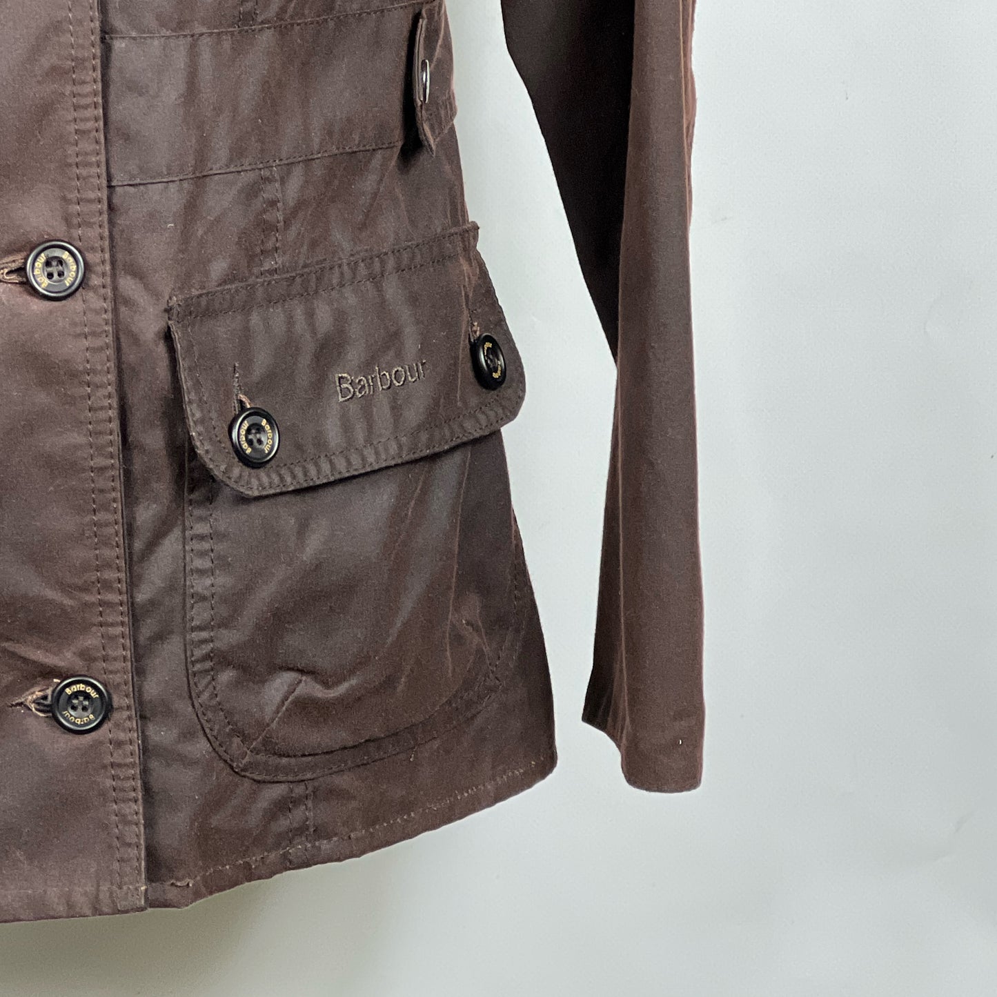 Giacca Barbour Unisex Doppio Petto Marrone UK18 Tg.46 ita Brown Double Breast jacket