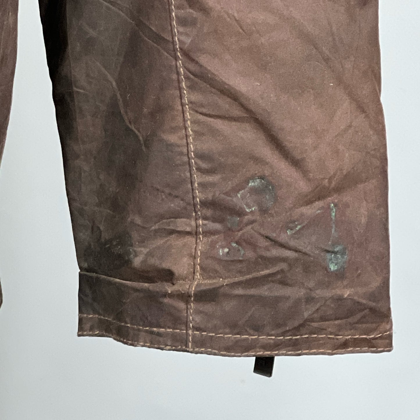 Giacca Barbour marrone leggera donna UK16 Tg. 44 Lady brown wax Jacket UK16