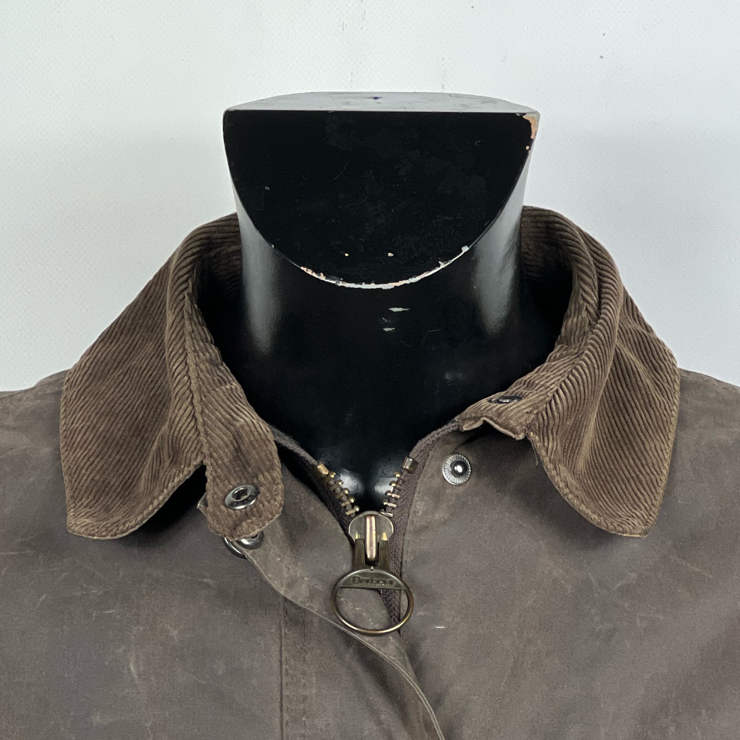 Barbour marrone da donna Newmarket UK14 tg.44 Brown wax newmarket lady coat