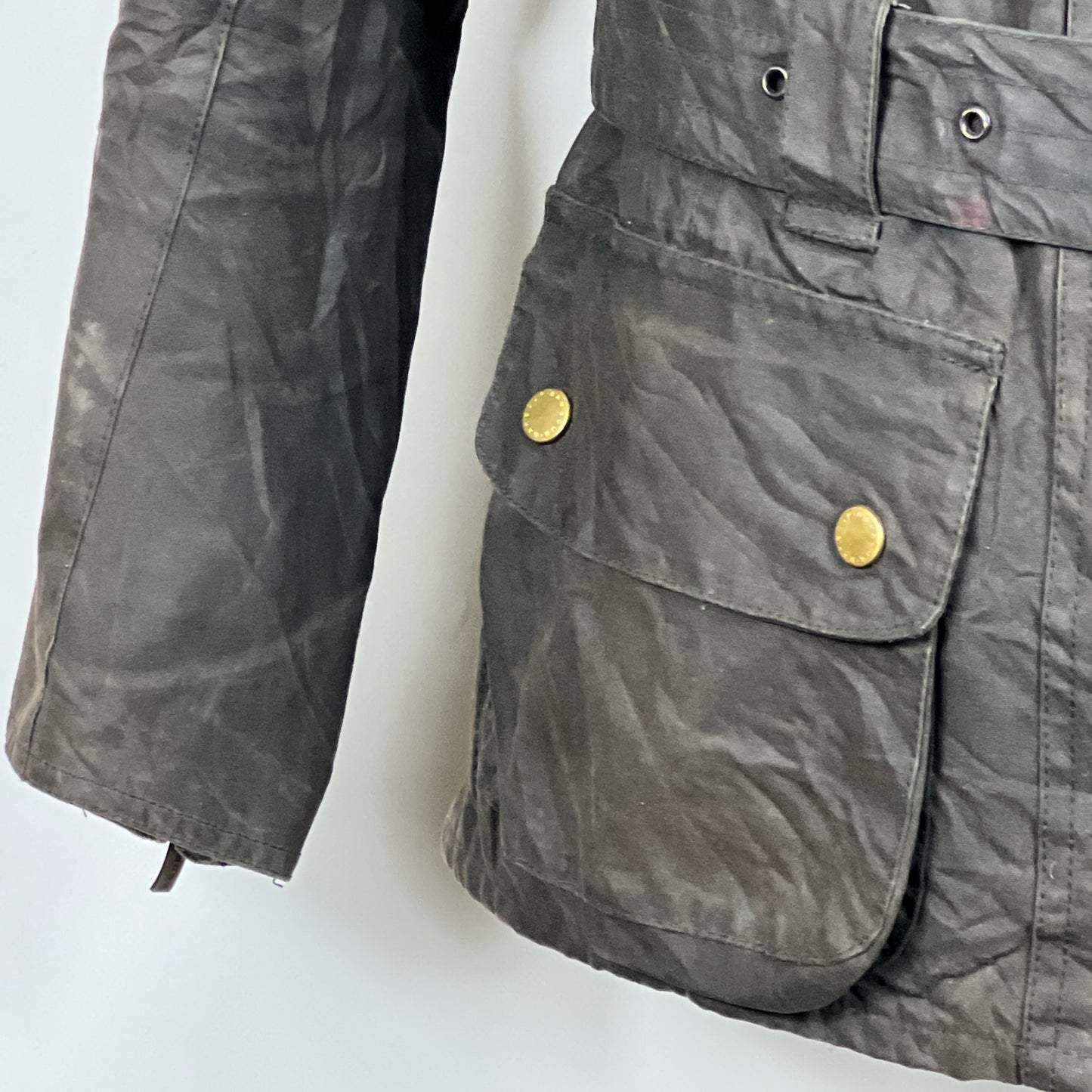 Giacca Barbour International Donna Medium UK12 -Lady International Black UK12