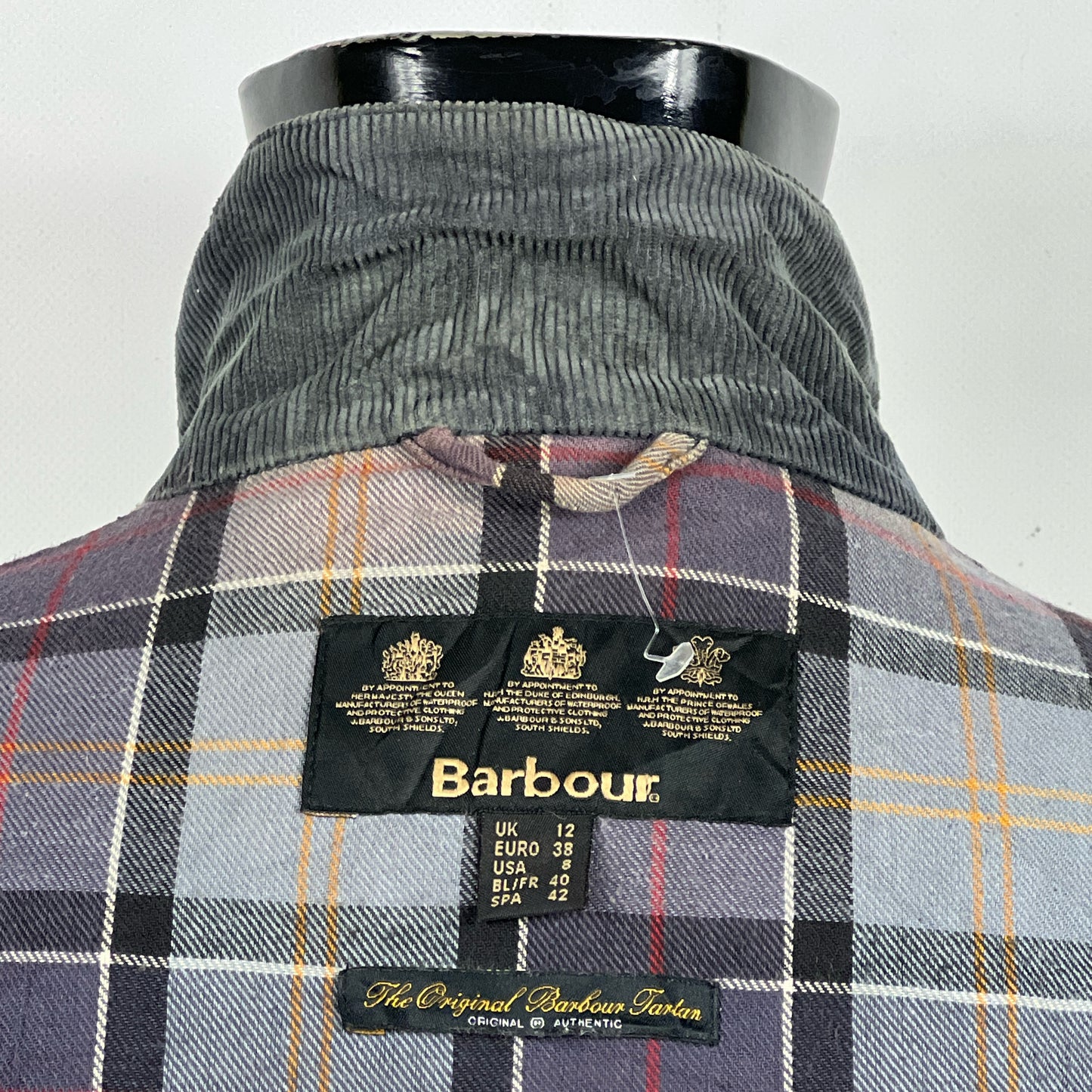Giacca Barbour International Donna Medium UK12 -Lady International Black UK12