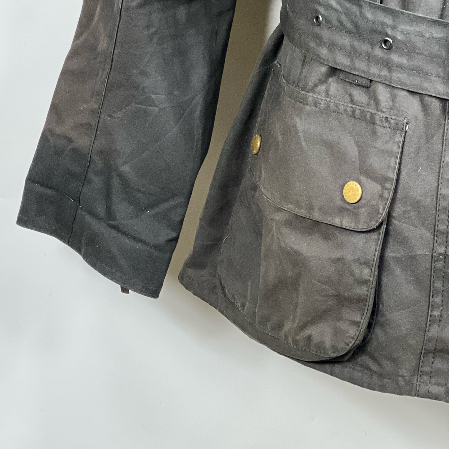 Giacca Barbour International Donna Medium UK12 -Lady International Black UK12 Size M