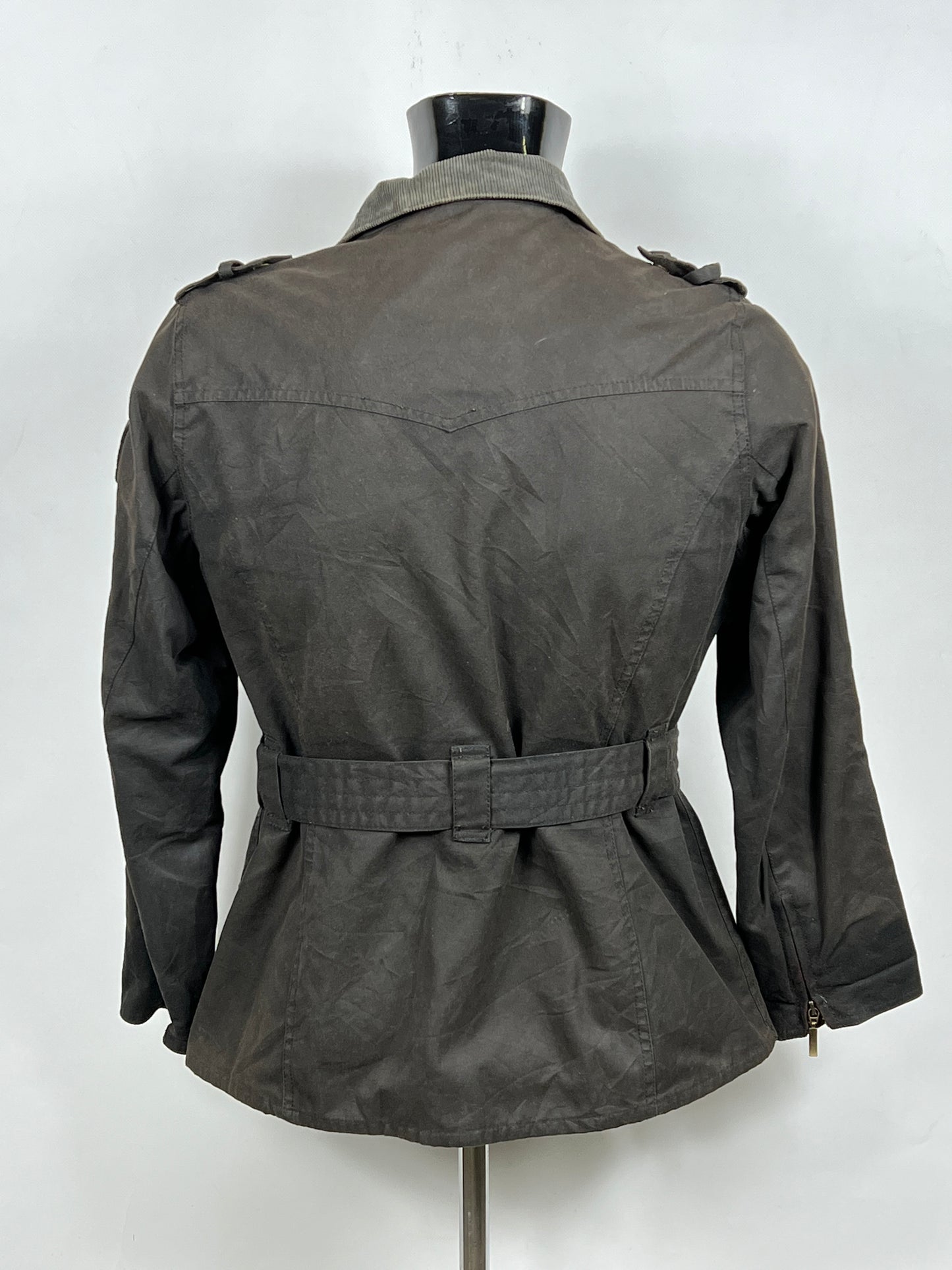 Giacca Barbour International Donna Medium UK12 -Lady International Black UK12 Size M