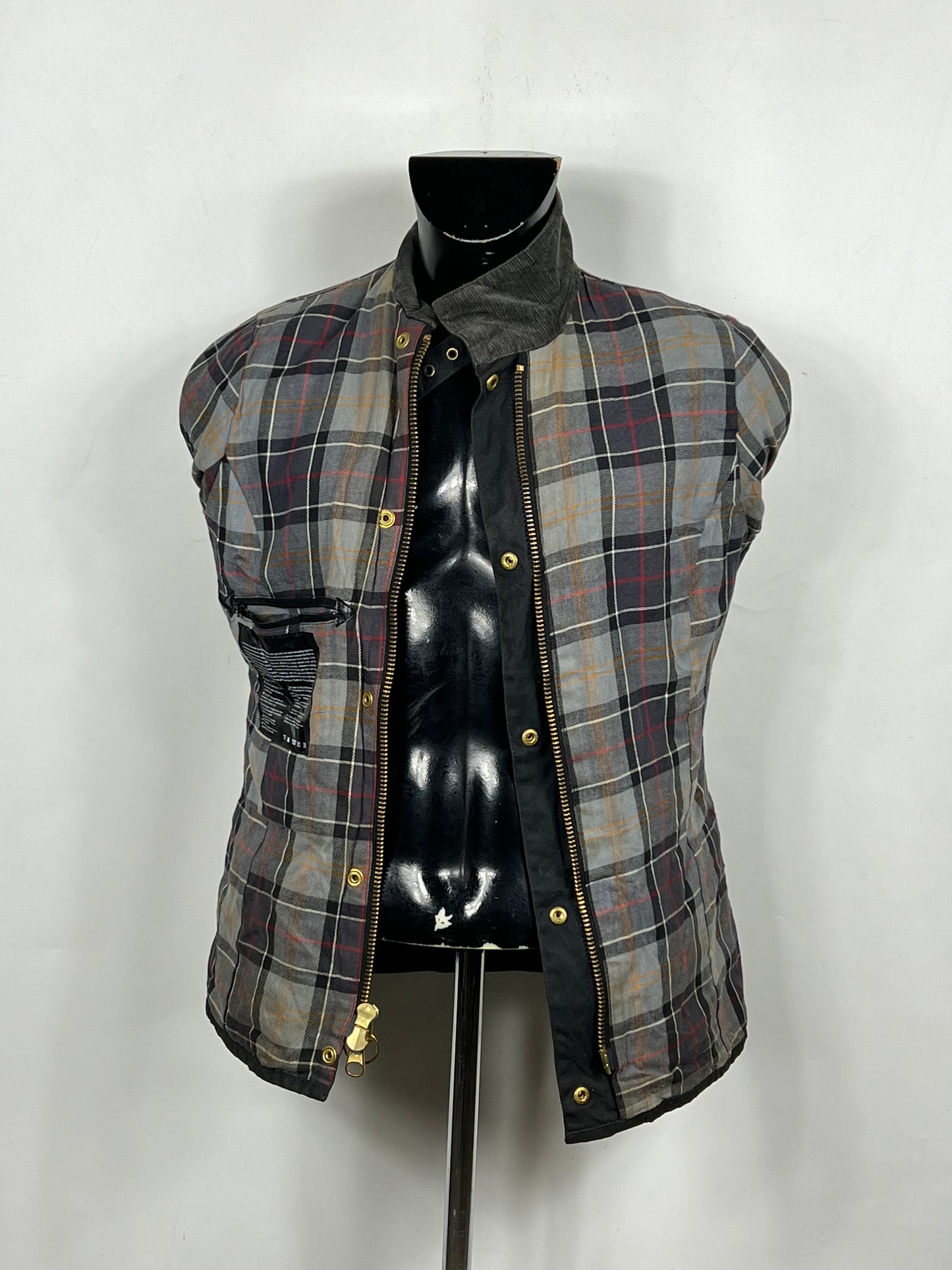 Giacca Barbour International Donna Small UK10 -Lady International Black Jkt UK10