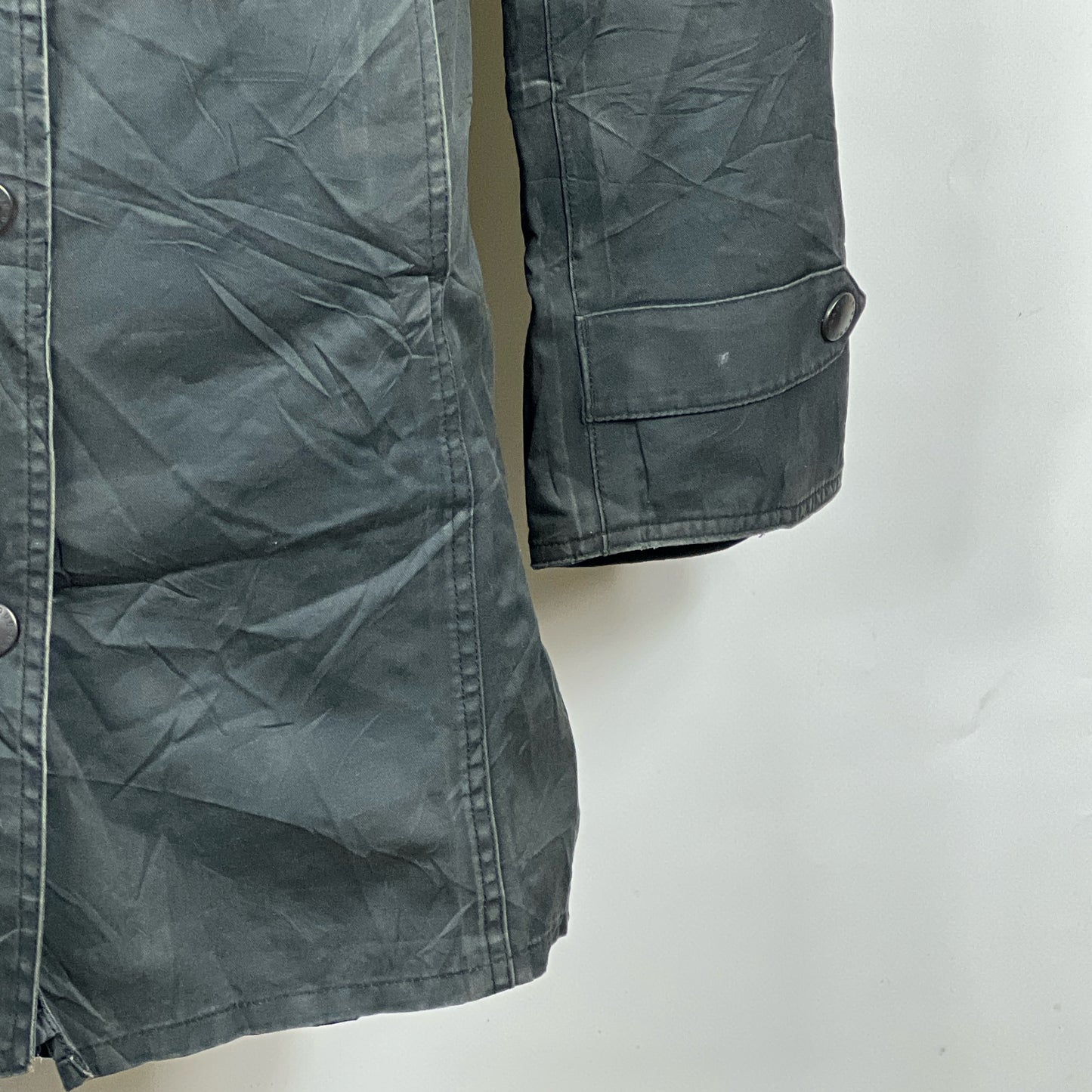 Giacca Barbour donna cotone nero Newmarket Recente UK10 Small- Black cotton Jacket