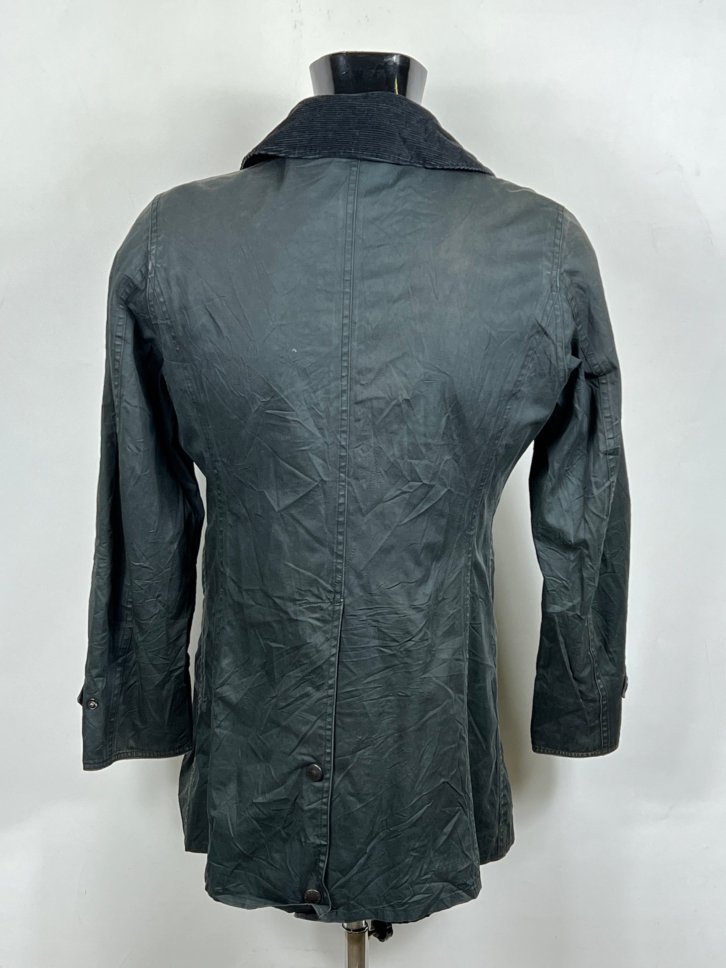 Giacca Barbour donna cotone nero Newmarket Recente UK10 Small- Black cotton Jacket