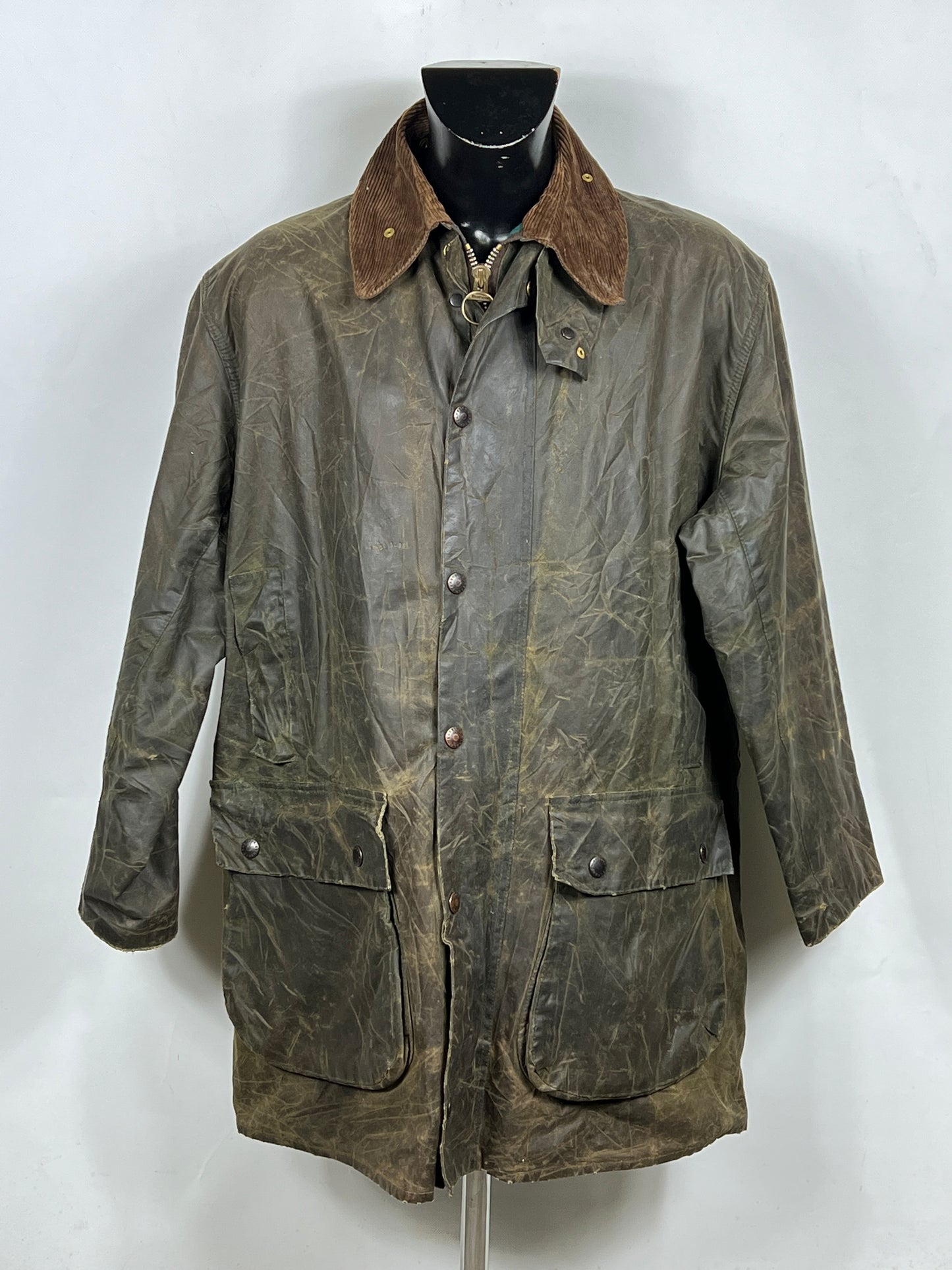Giacca Barbour Vintage Northumbria C44/112cm-Green 2 crowns Northumbria Jacket L/XL