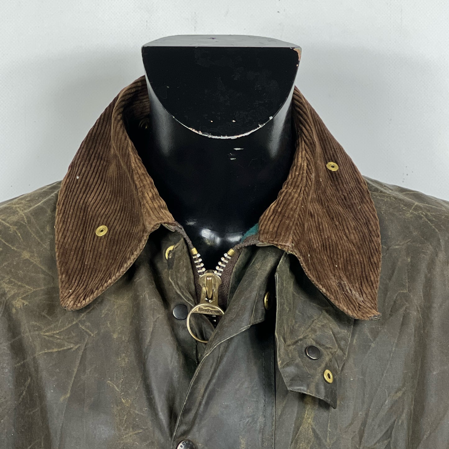 Giacca Barbour Vintage Northumbria C44/112cm-Green 2 crowns Northumbria Jacket L/XL