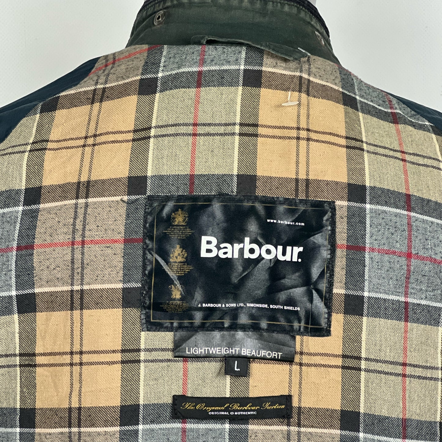 Giacca Barbour Lightweight Beaufort Nera Large - Black Lightweight Beaufort jacket L