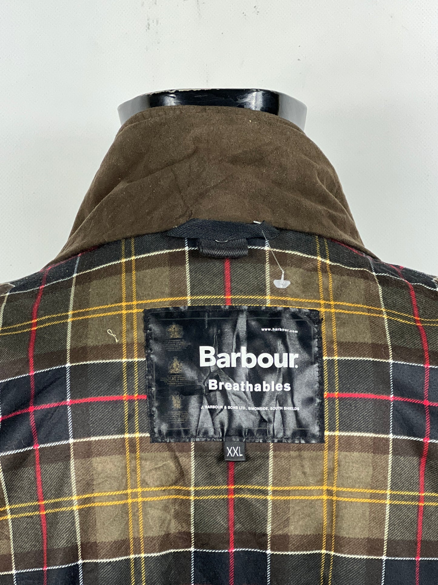 Barbour Giacca Uomo Impermeabile verde XXL Berwick Green Jacket size 2xl