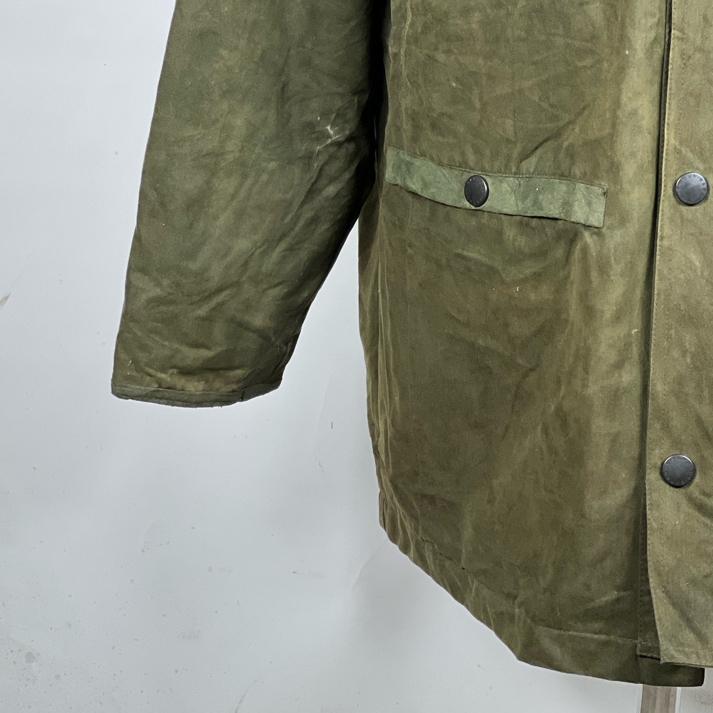 Barbour Giacca Uomo Impermeabile verde Large Trapper Endurance Jacket size L