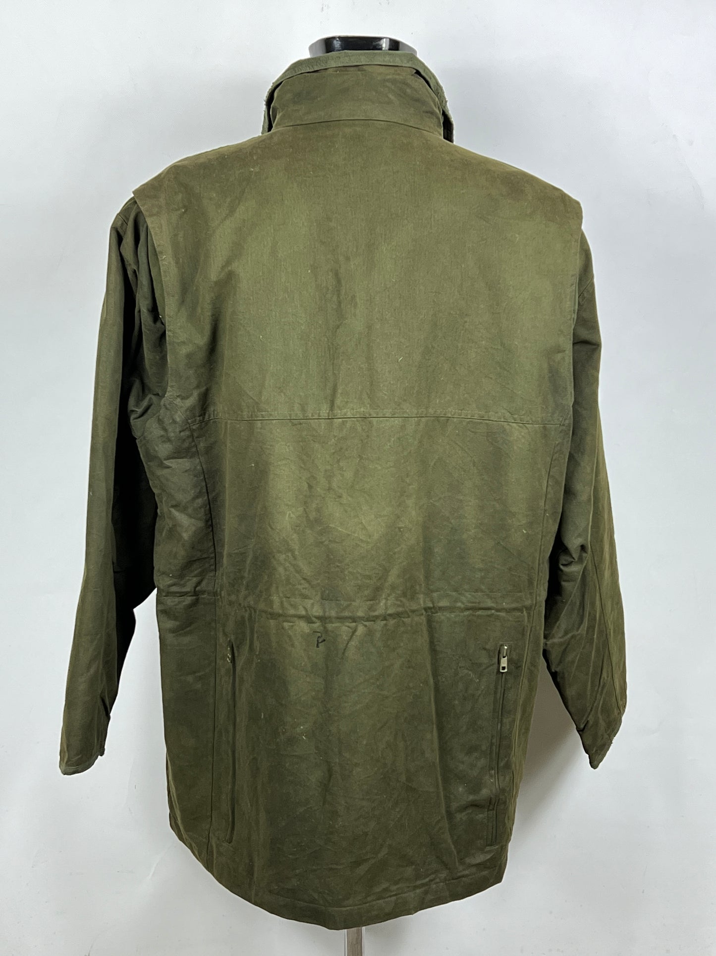 Barbour Giacca Uomo Impermeabile verde Large Trapper Endurance Jacket size L