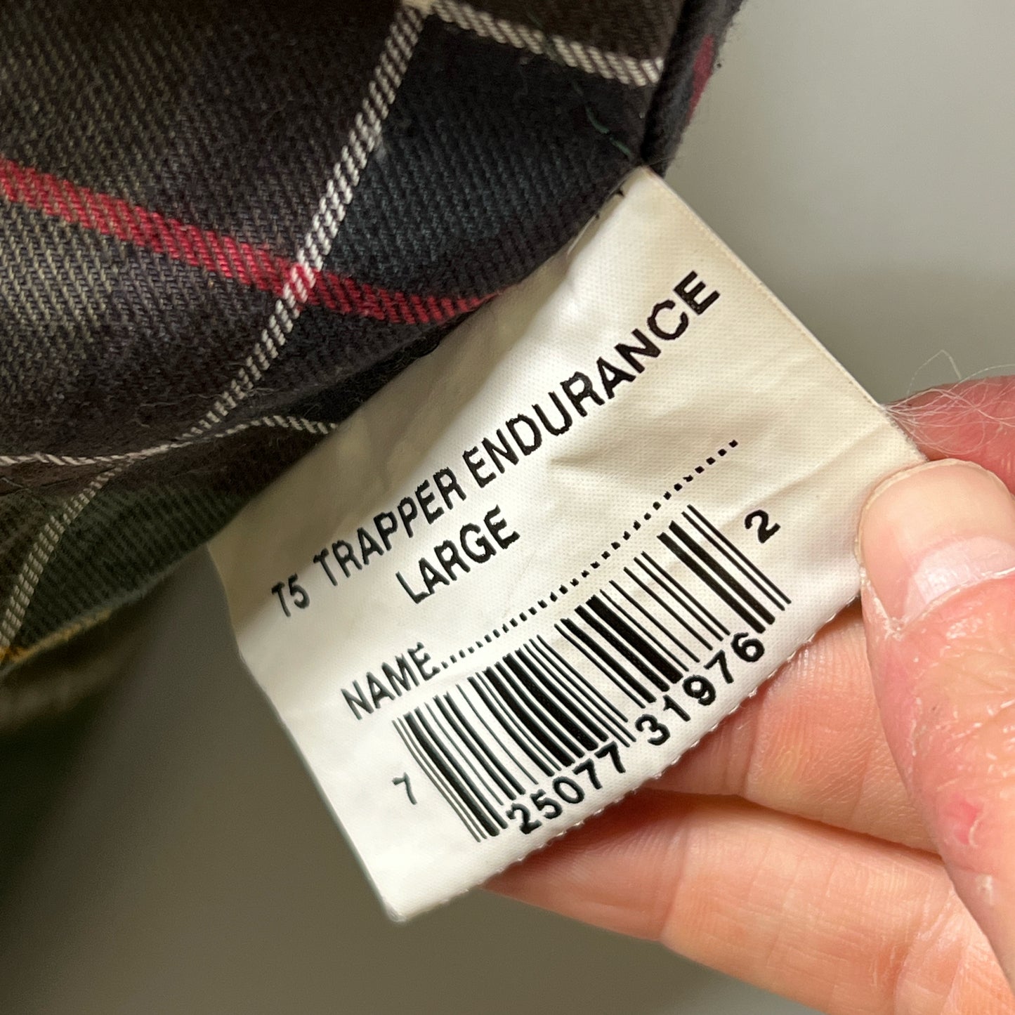 Barbour Giacca Uomo Impermeabile verde Large Trapper Endurance Jacket size L
