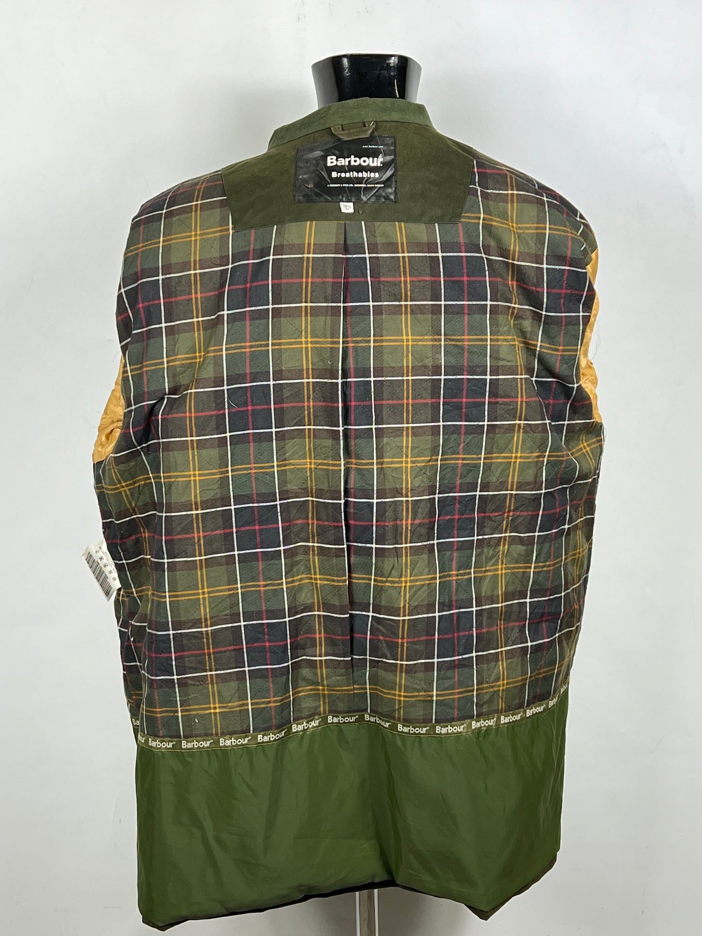Barbour Giacca Uomo Impermeabile verde Large Trapper Endurance Jacket size L