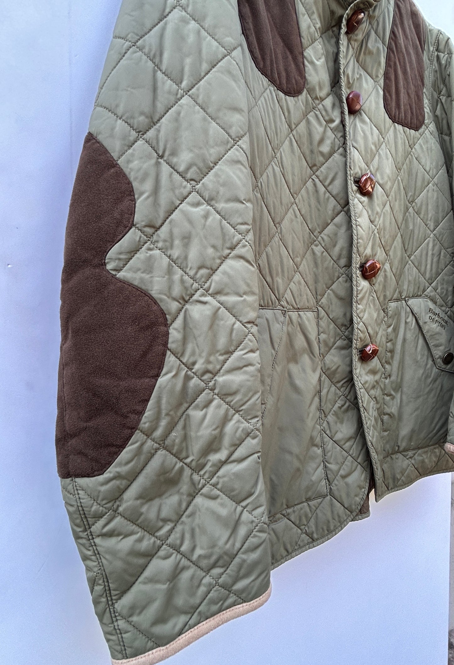 RARA Barbour Giacca verde Small Barbour Sporting Quilt Jacket