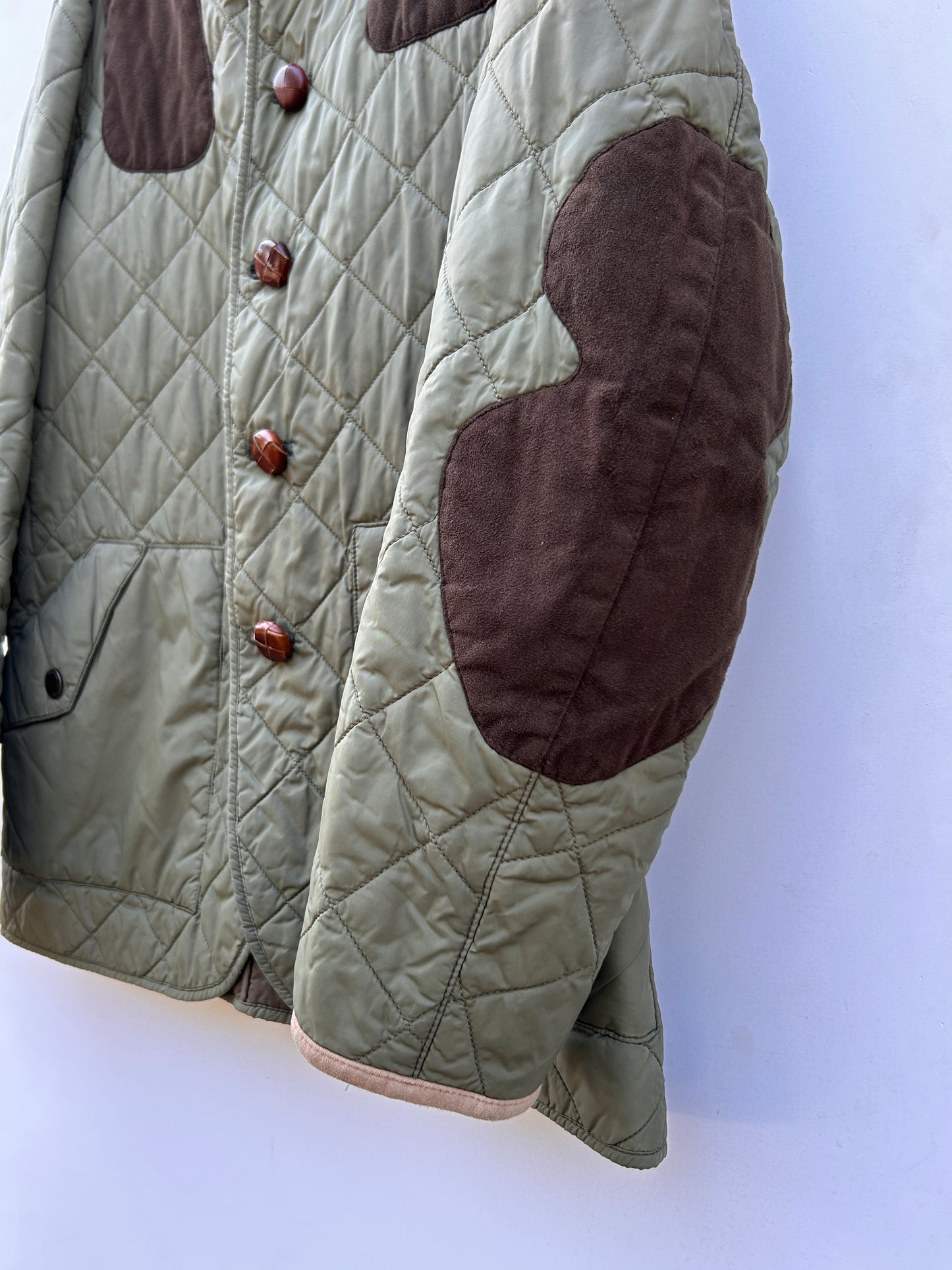 RARA Barbour Giacca verde Small Barbour Sporting Quilt Jacket