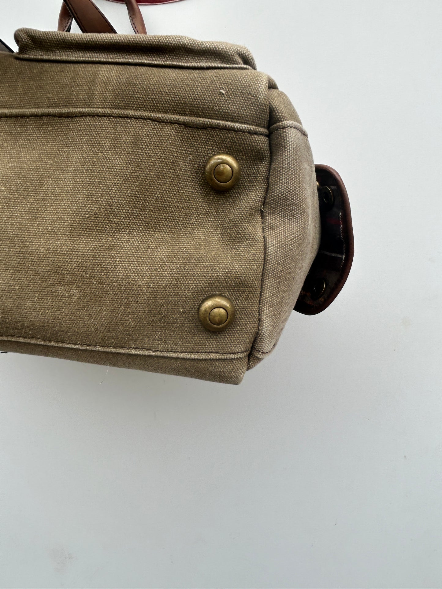 Borsa Barbour in tela e pelle
