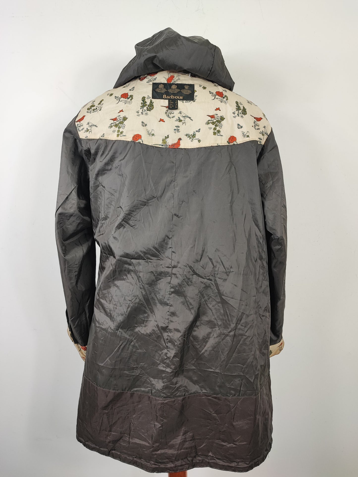 Giacca Parka Barbour donna Beige UK14 Medium Beige Lady Jacket with hood Size UK14