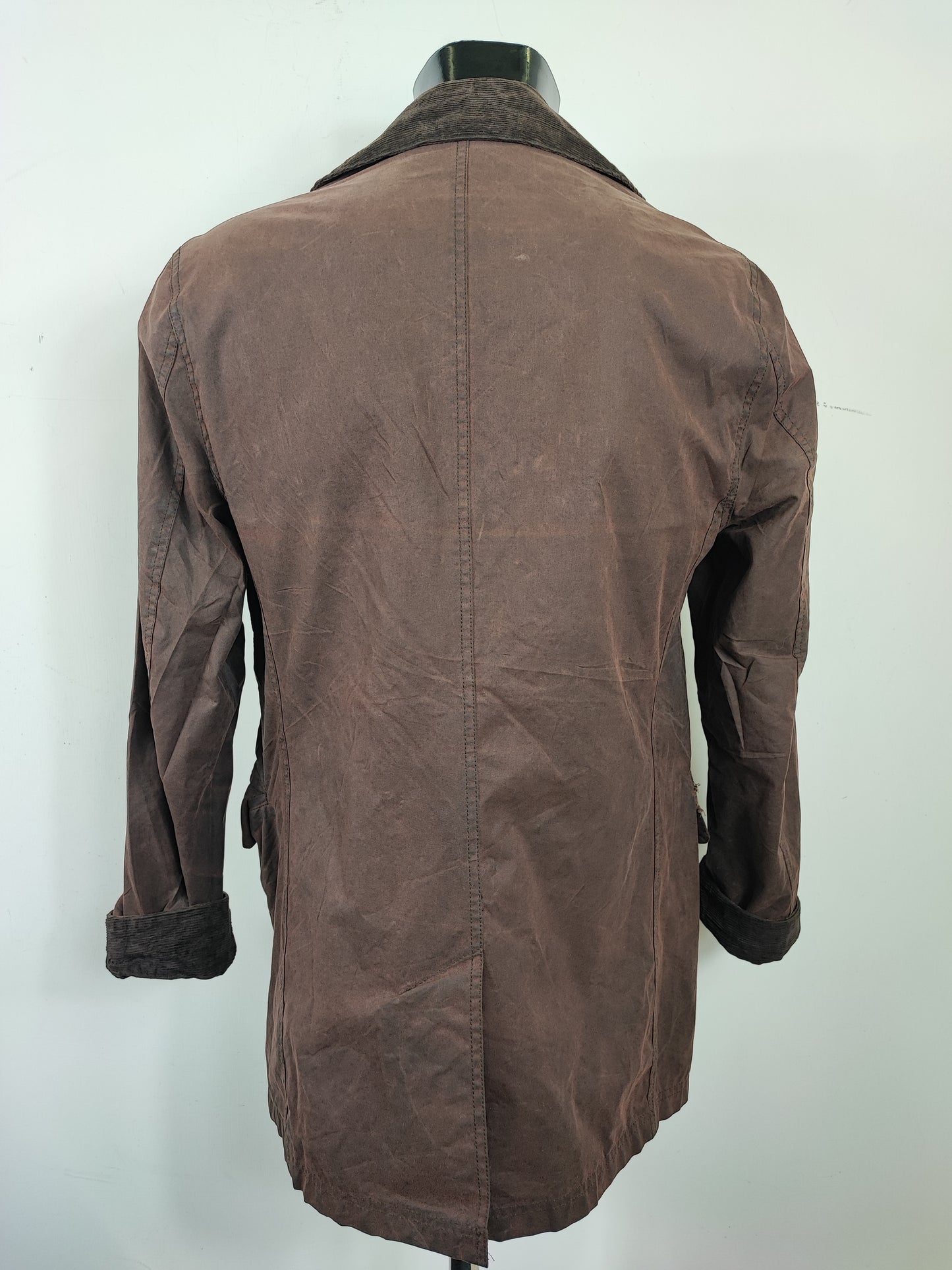 Giacca Blazer da uomo marrone cerata Small - Man Blazer Wax Brown jacket size Small