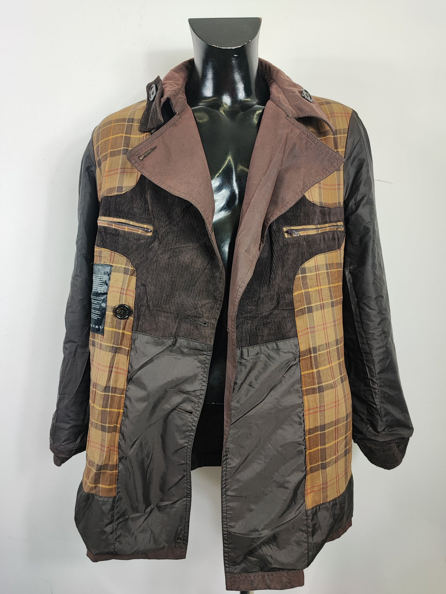 Giacca Blazer da uomo marrone cerata Small - Man Blazer Wax Brown jacket size Small