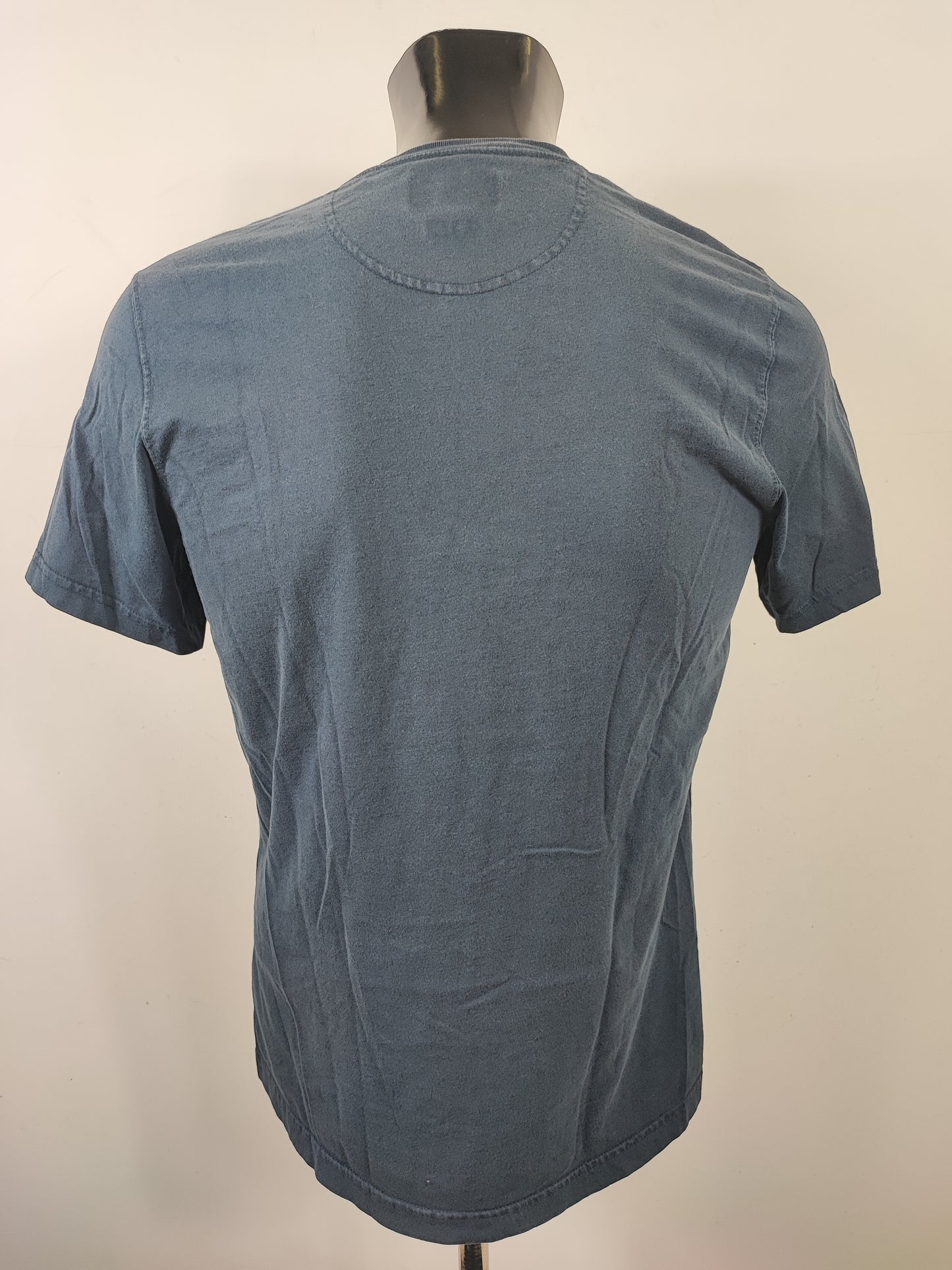 T-shirt Barbour blu da uomo in cotone taglia Medium