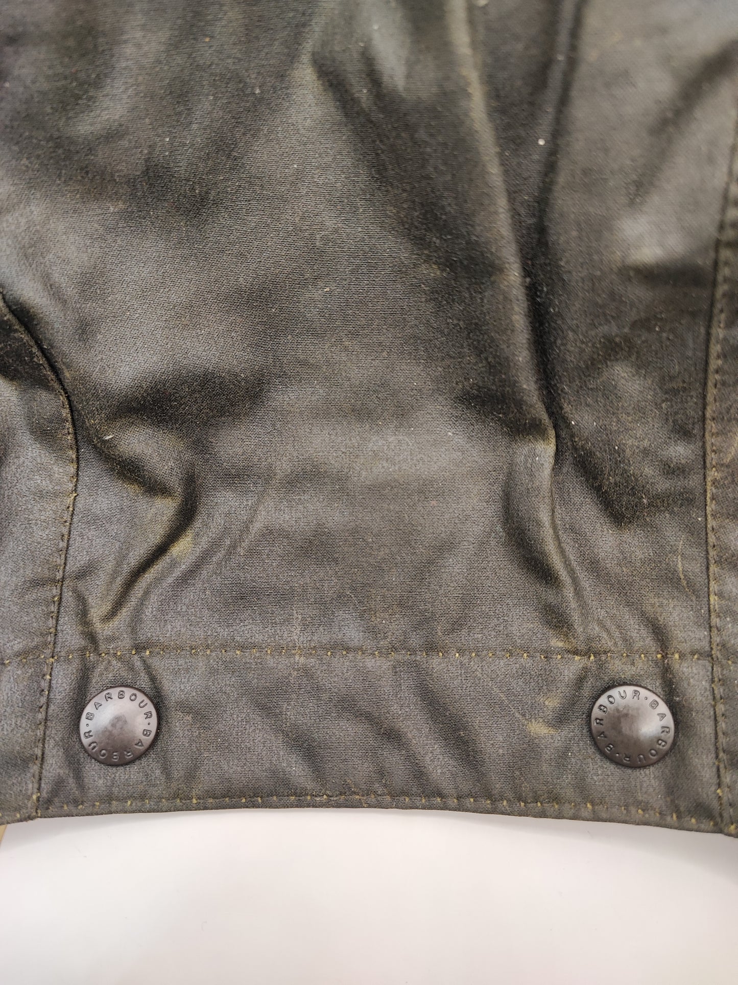 RARO Cappuccio Barbour vintage verde per Northumbria cerato Taglia Unica -Rare Northumbria Hood A410