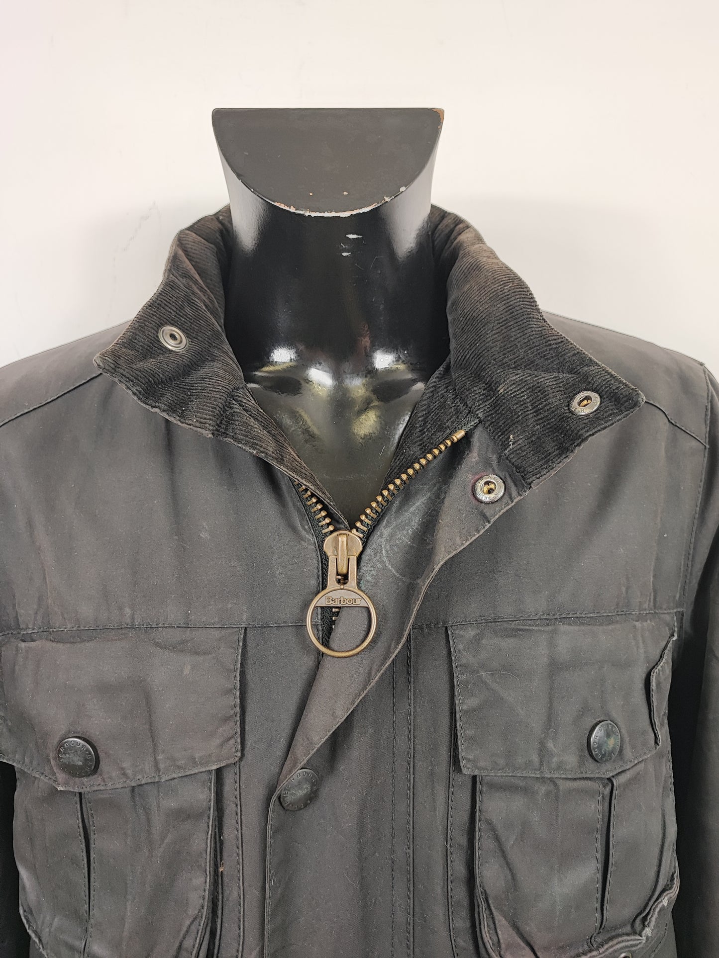 Barbour Giacca Uomo Corbridge Nera M Man Black Waxed Corbridge Jacket Size Medium