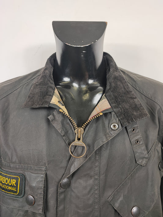 Giacca Barbour International Trials Medium- Man Black International Trials Jacket Size M