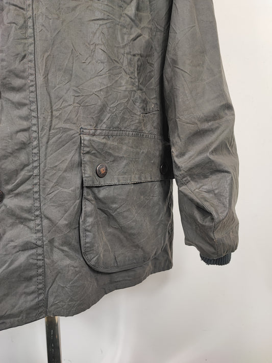 Barbour Giacca Bedale Uomo Blu Vintage C50/127 CM XXL Navy Waxed Bedale Vintage Jacket 2XL