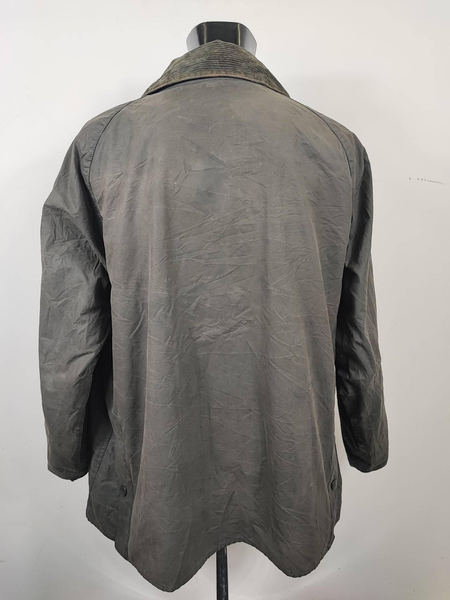 Barbour Giacca Bedale Uomo Blu Vintage C50/127 CM XXL Navy Waxed Bedale Vintage Jacket 2XL