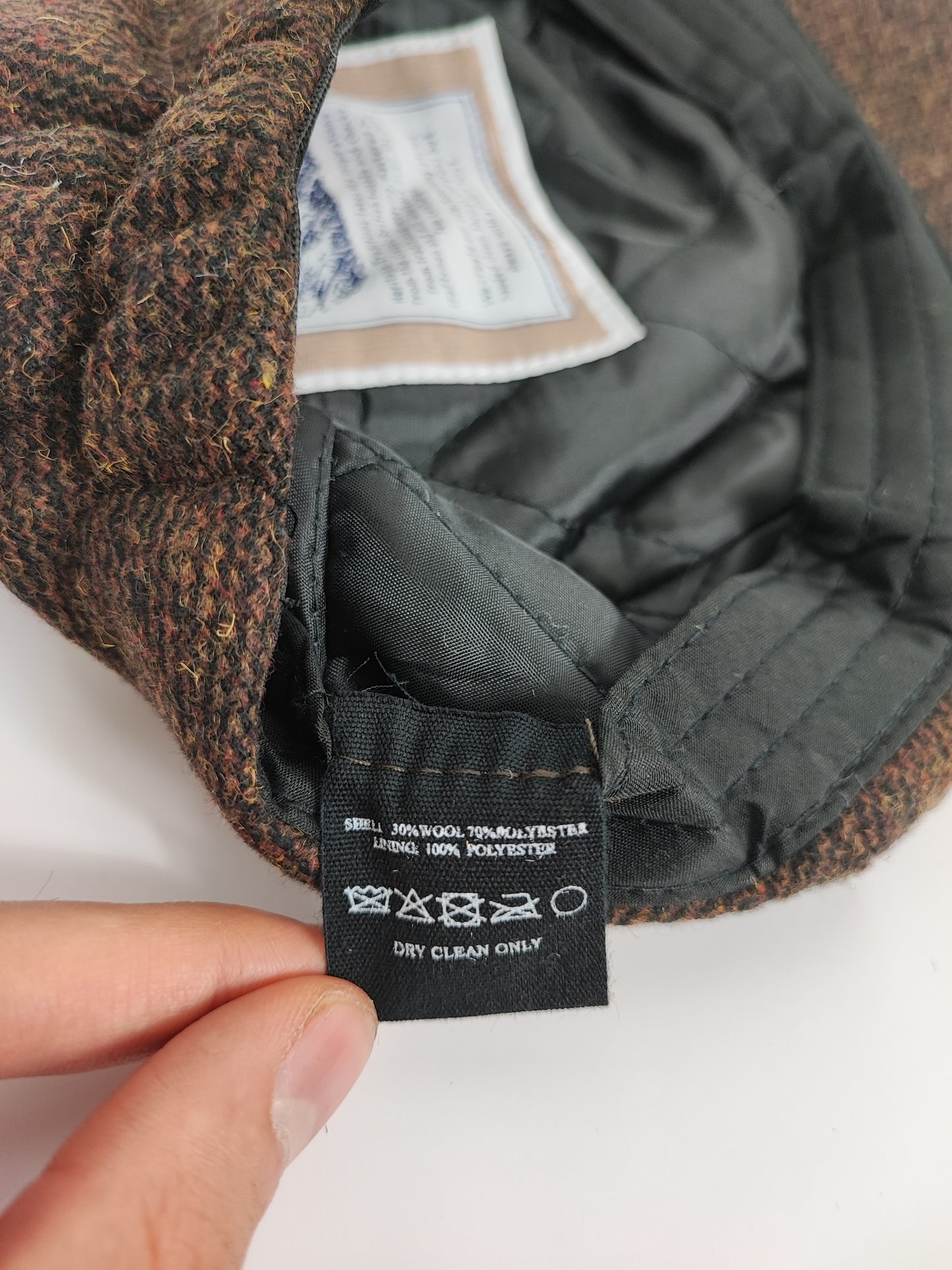 Coppola nuova inglese in tweed marrone - New English Brown Classic Tweed Flat Cap