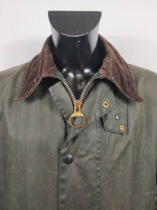 Giacca Barbour Vintage Northumbria C44/112cm-Man Green Vintage Northumbria Jacket size l/xl