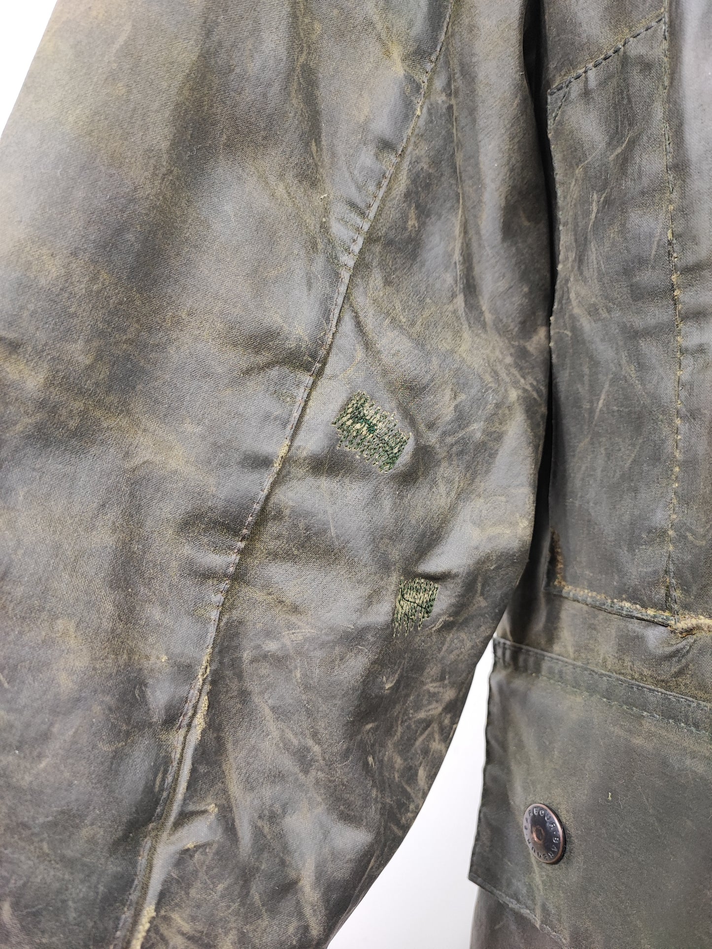 Giacca Barbour Vintage Northumbria C44/112cm-Man Green Vintage Northumbria Jacket size l/xl