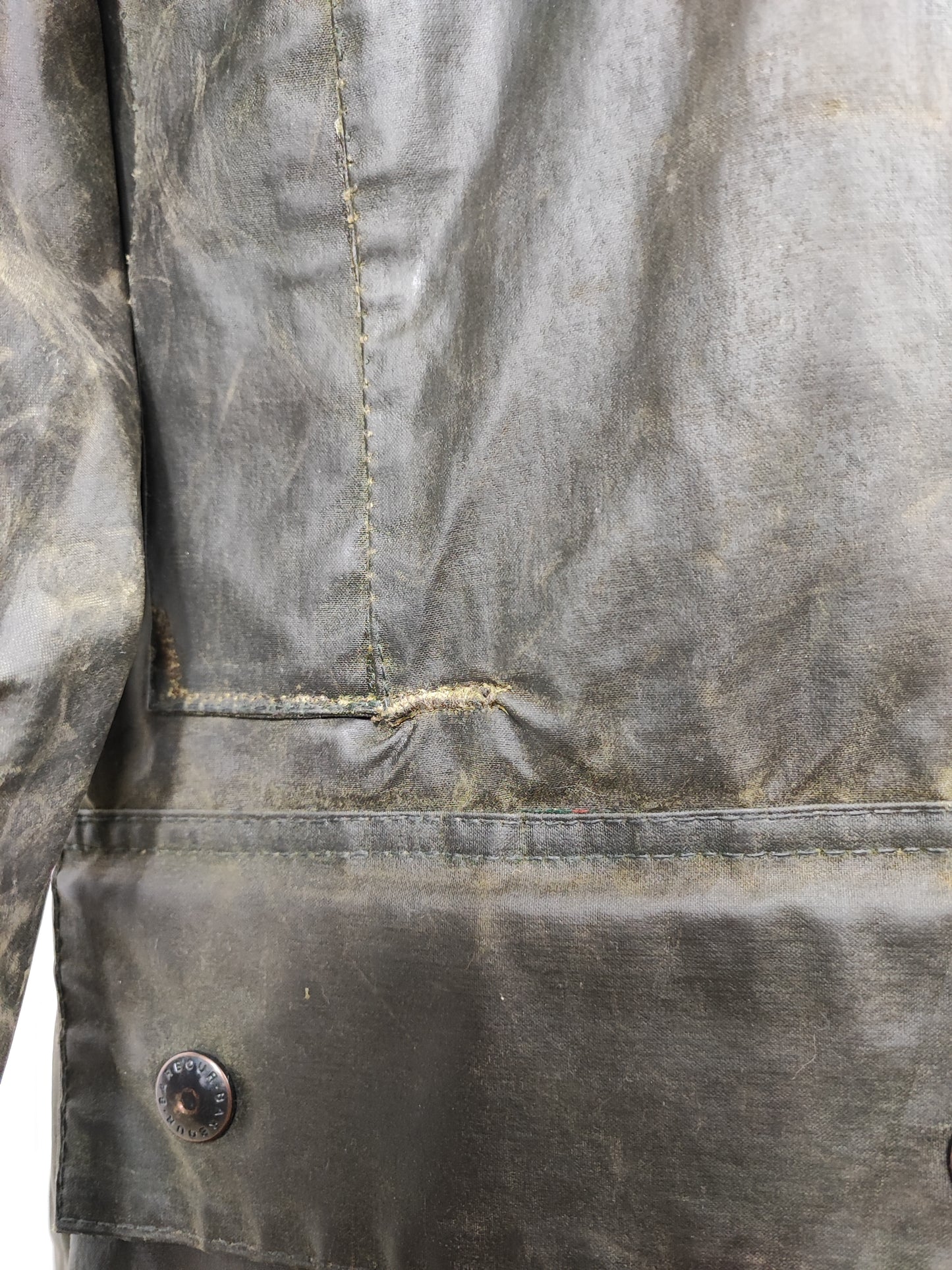 Giacca Barbour Vintage Northumbria C44/112cm-Man Green Vintage Northumbria Jacket size l/xl