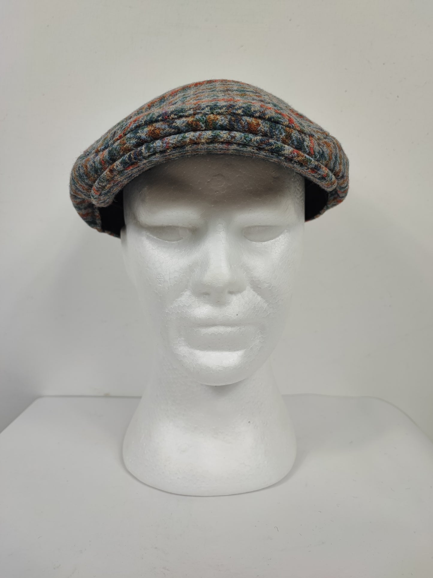 Coppola nuova inglese in tweed a fantasia pied de poule- New English Countryside Classic Tweed Flat Cap