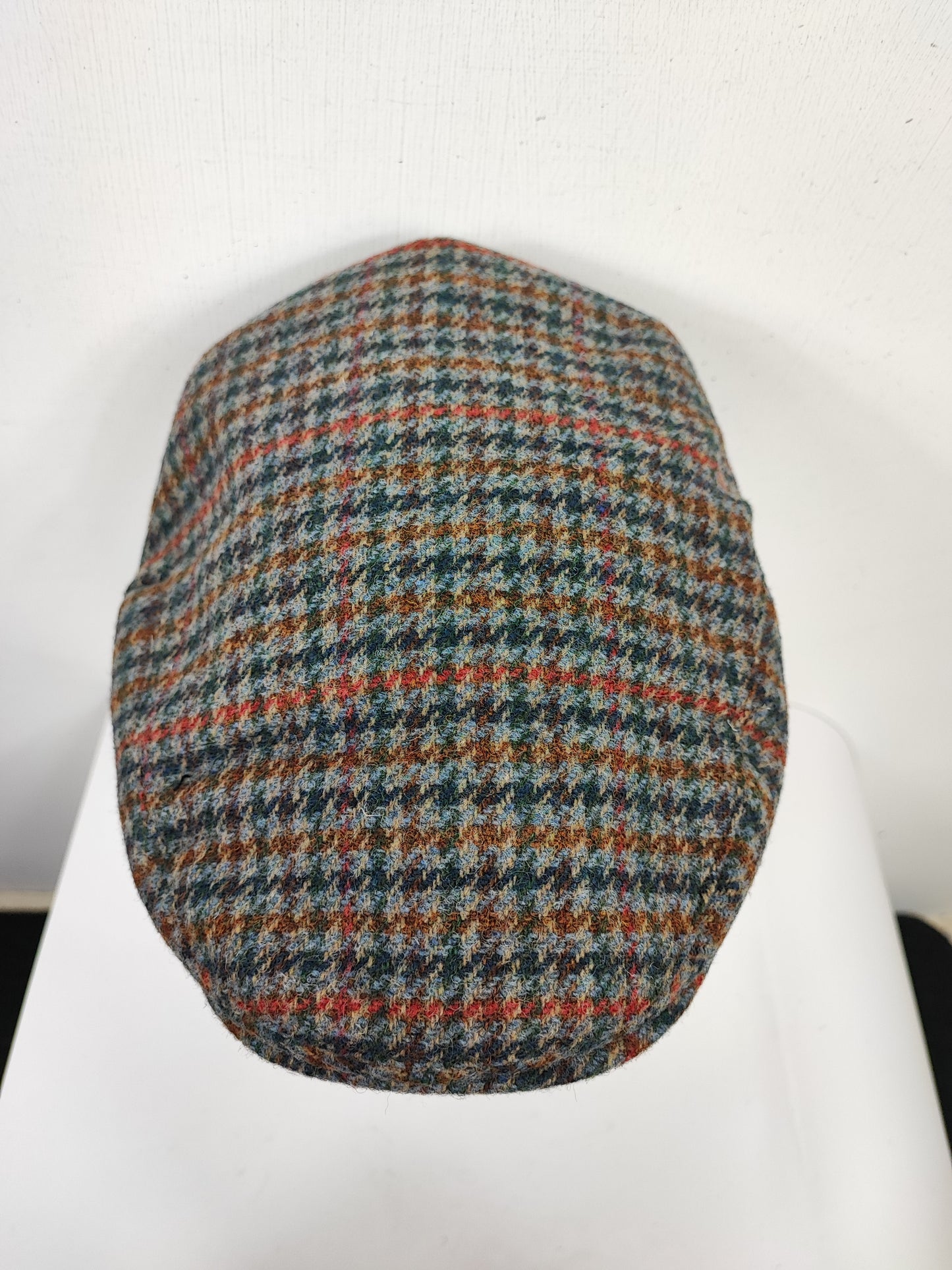 Coppola nuova inglese in tweed a fantasia pied de poule- New English Countryside Classic Tweed Flat Cap