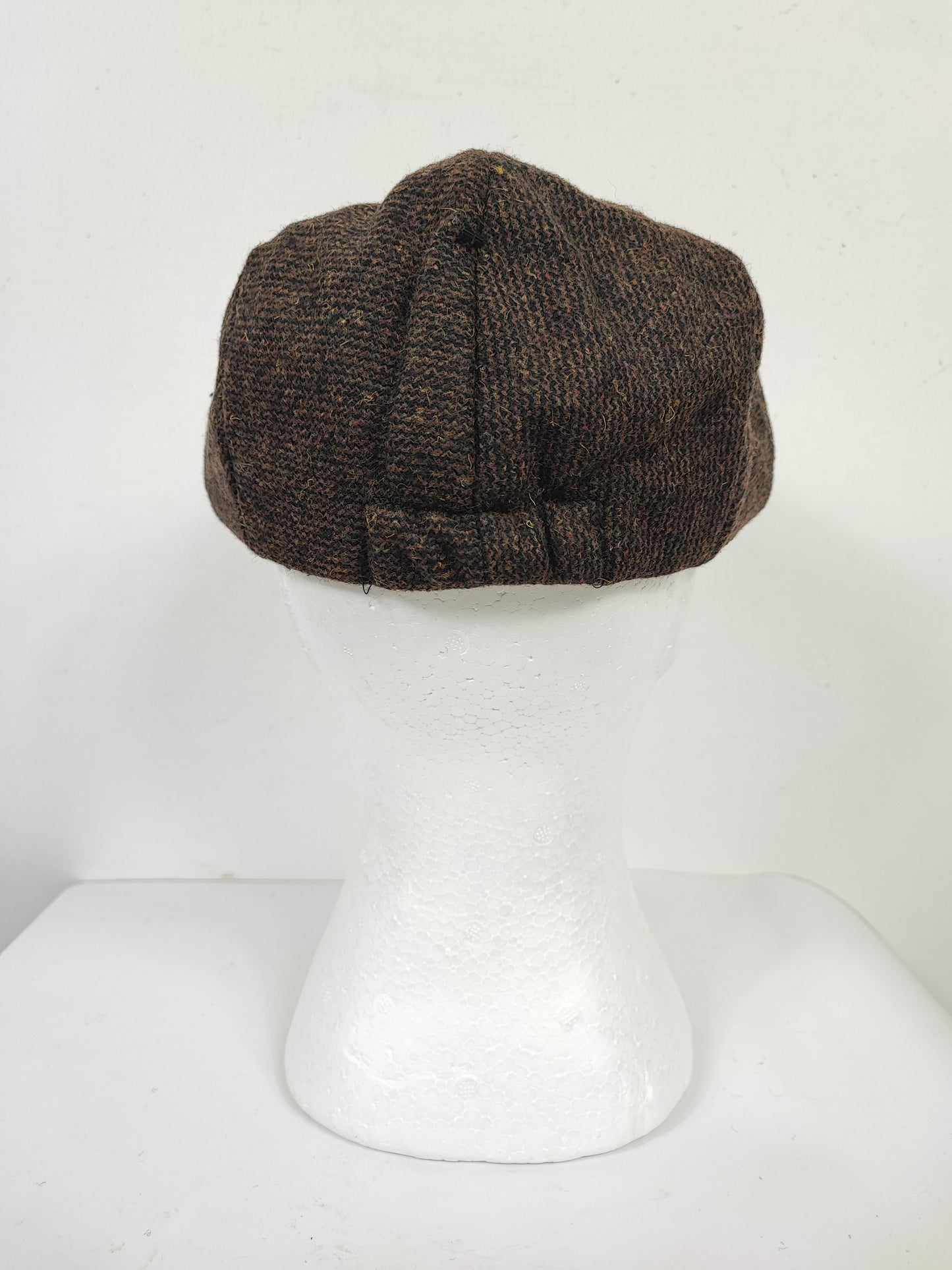 Coppola nuova inglese in tweed marrone - New English Brown Classic Tweed Flat Cap