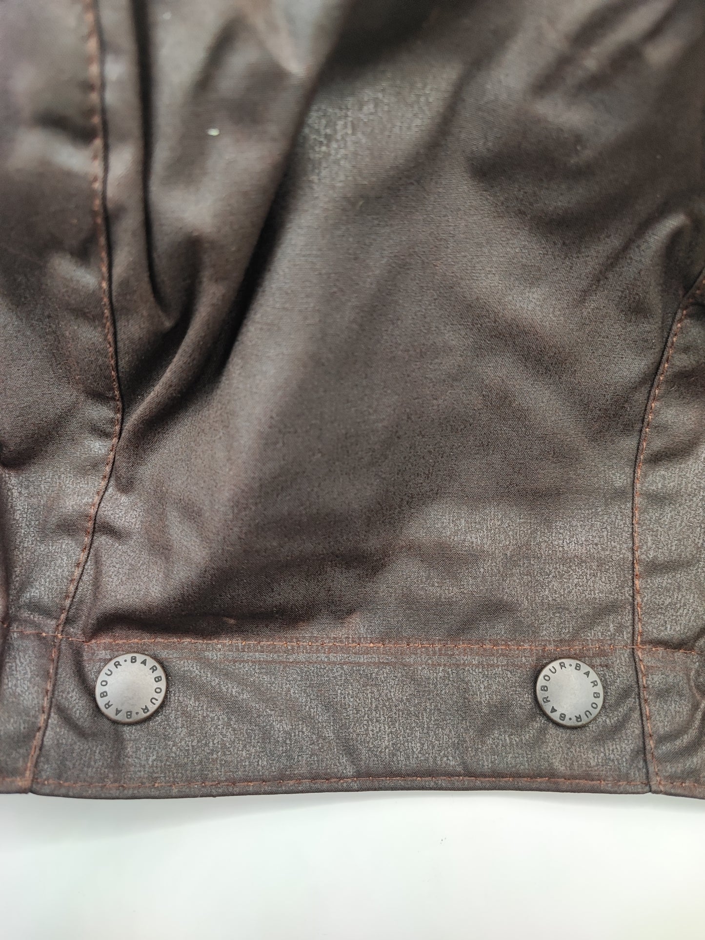 Cappuccio Barbour vintage marrone Taglia Unica - Brown Vintage Waxed Hood A199