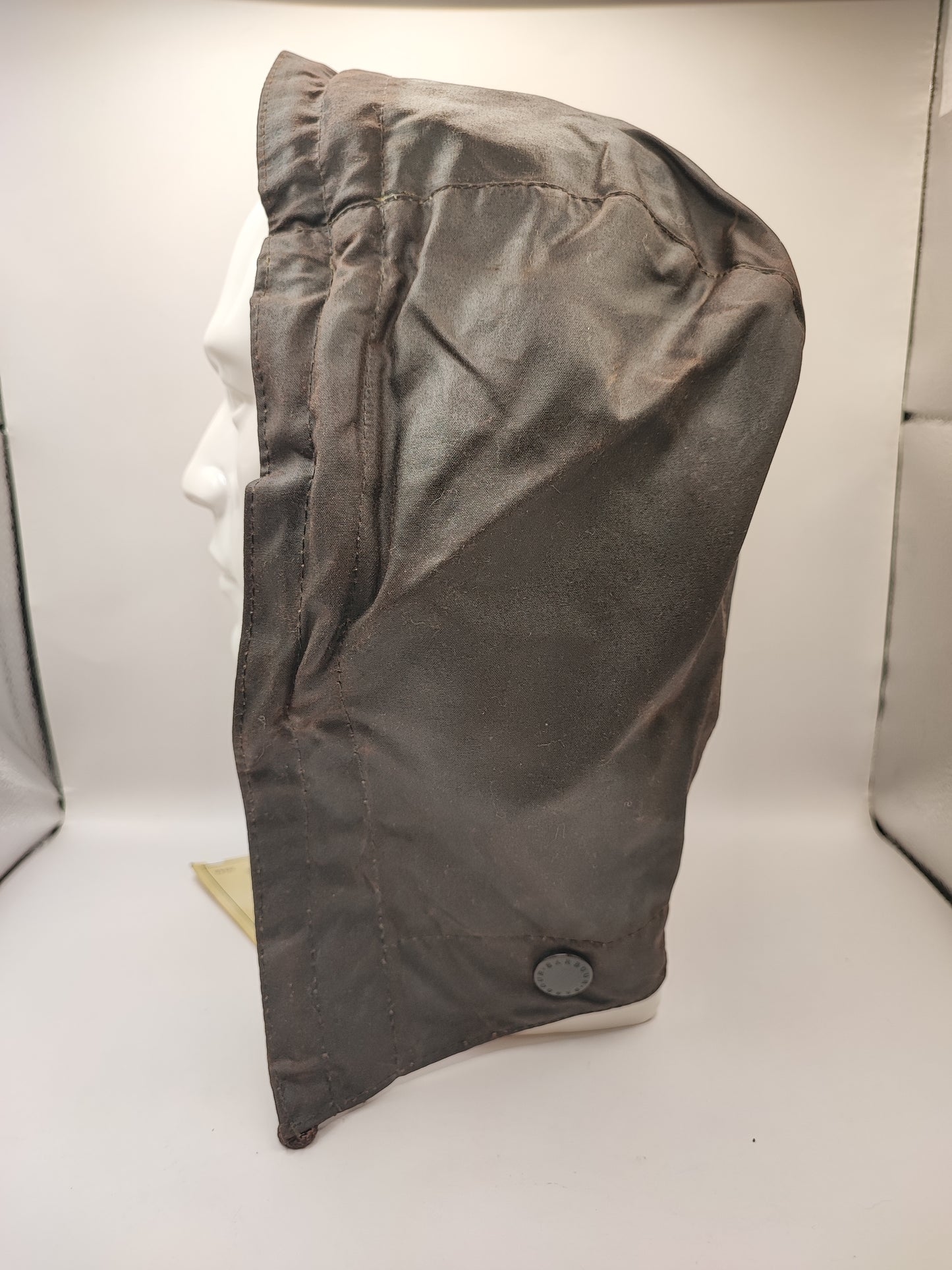 Cappuccio Barbour vintage marrone Taglia Unica - Brown Vintage Waxed Hood A198