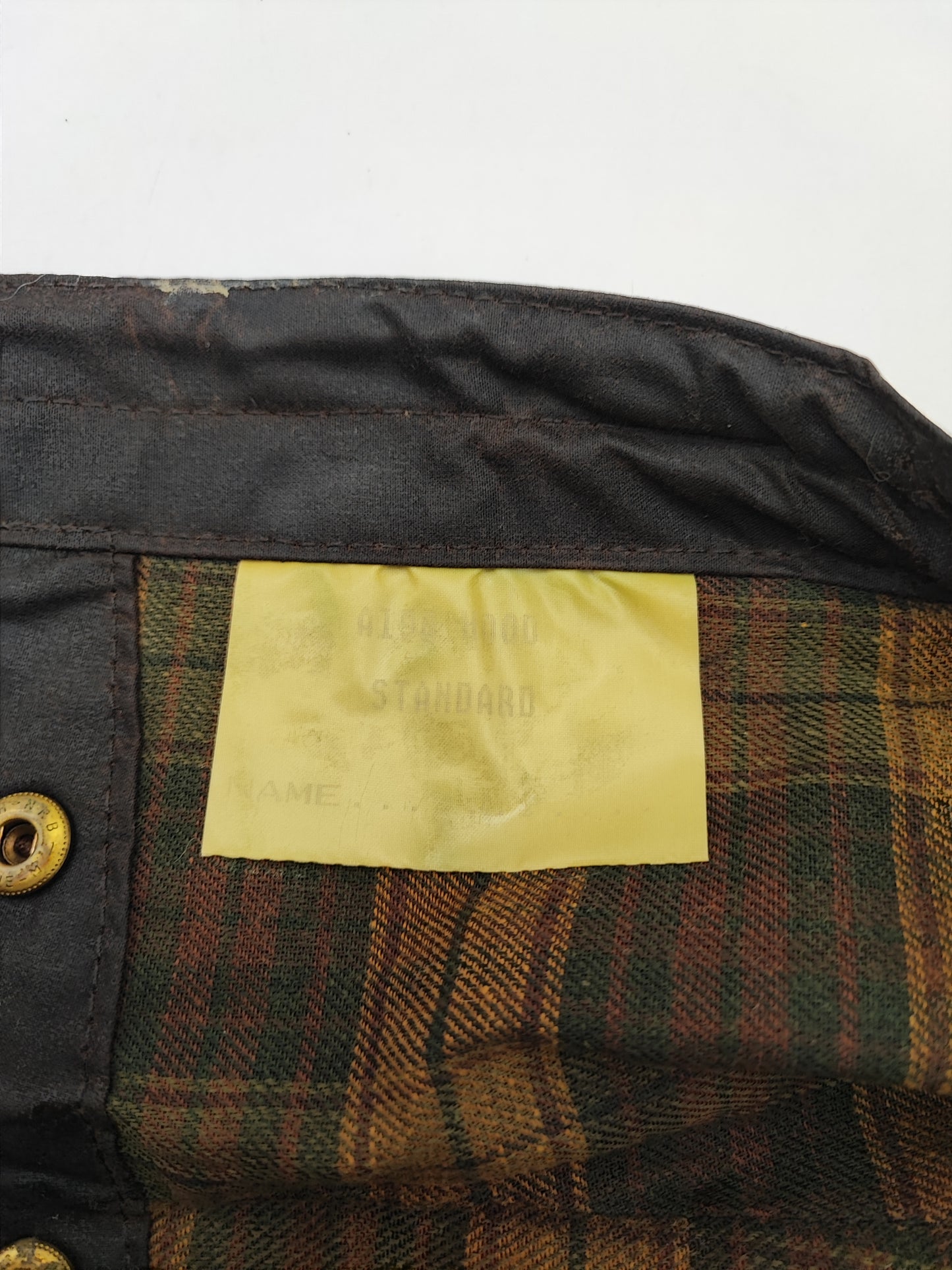 Cappuccio Barbour vintage marrone Taglia Unica - Brown Vintage Waxed Hood A198