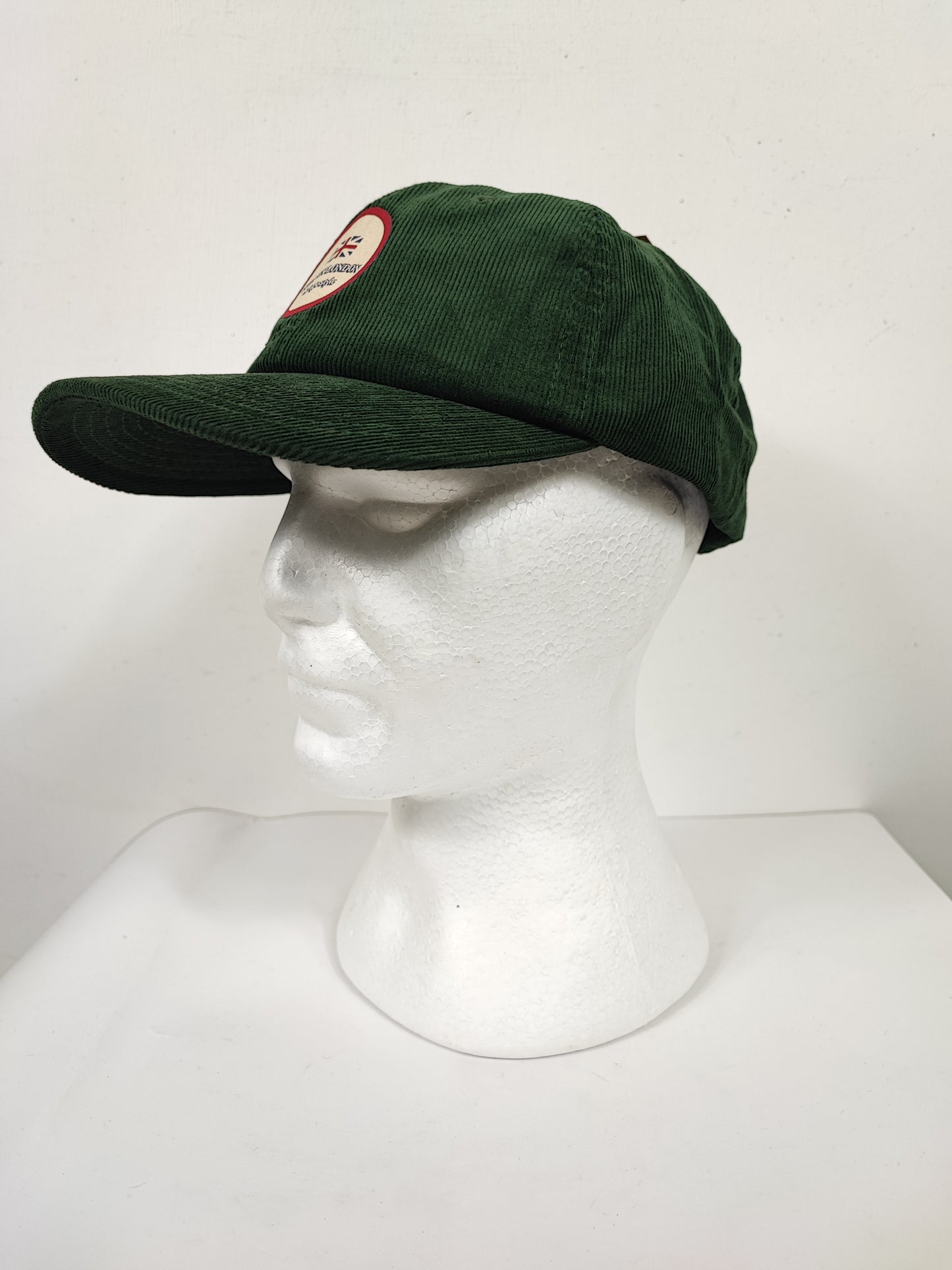 Cappello da Baseball in velluto verde Unisex taglia unica - Baseball cap in velvet green color