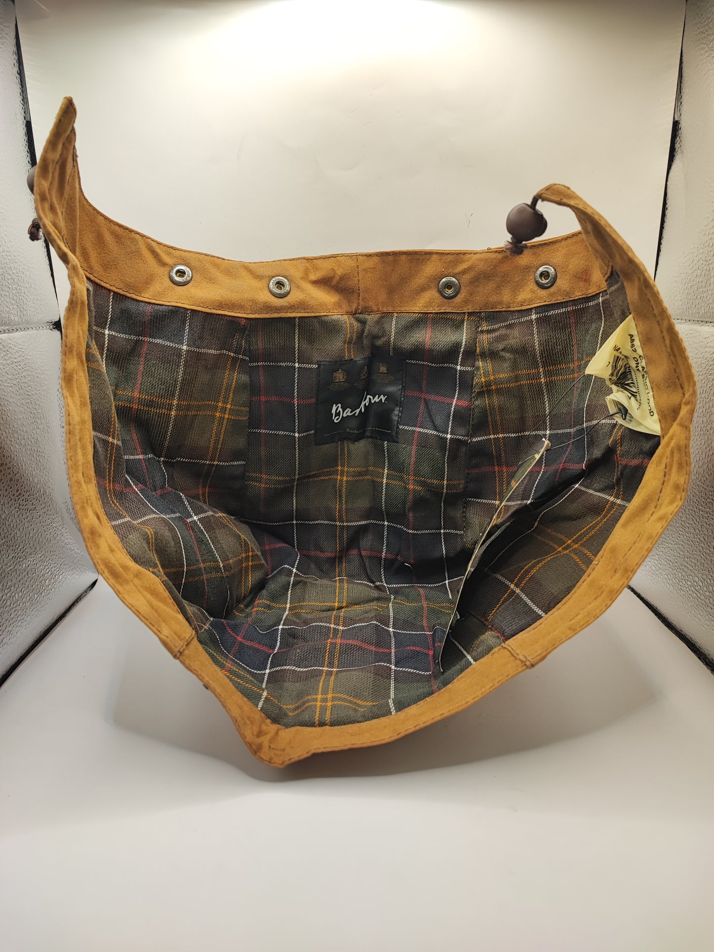 Cappuccio Barbour vintage beige A862 - Sandstone Waxed Hood A862