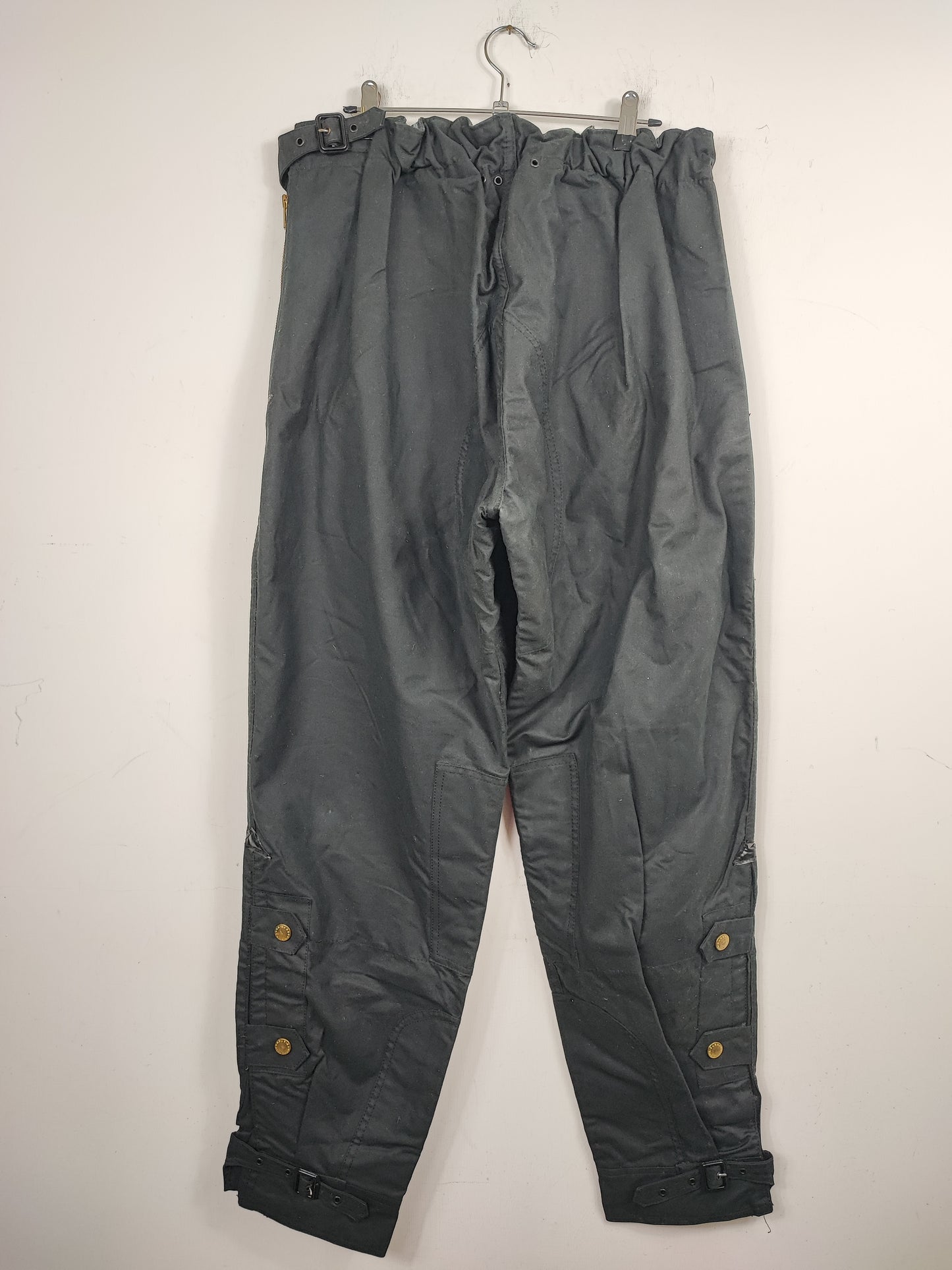Pantaloni Barbour International cerati nero W46/117 cm Wax motorcycle black A8 trousers XL