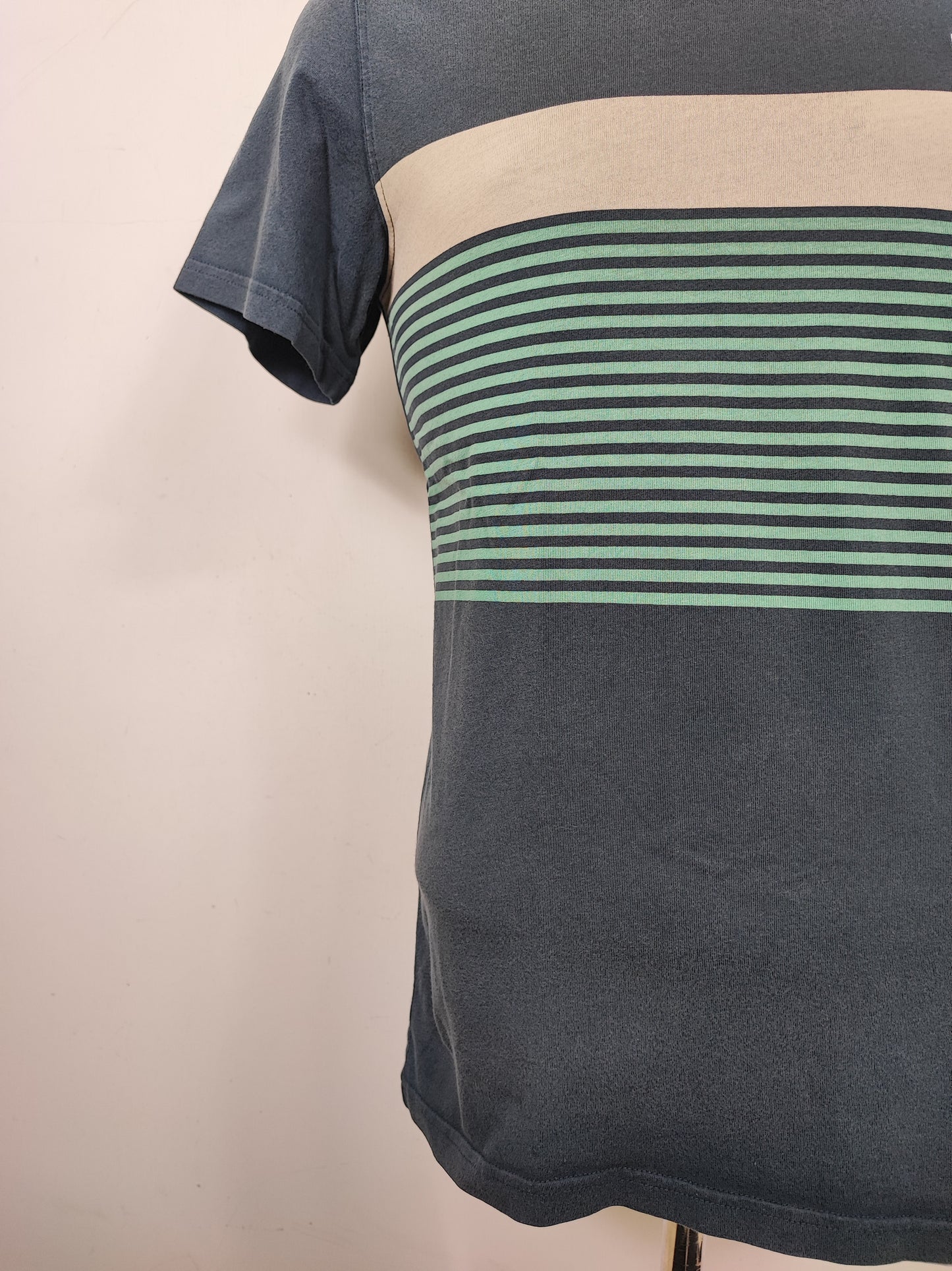 T-shirt Barbour blu da uomo in cotone taglia Small