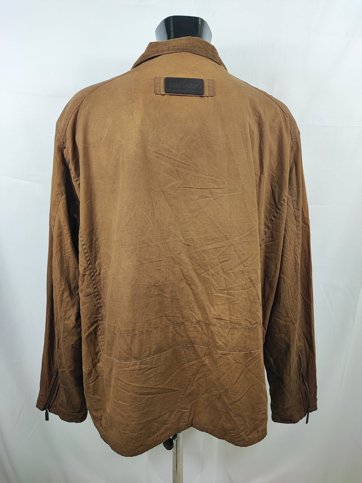 Barbour Giacca Uomo Flyweight Wax Utility Beige XXLarge- Man Wax Beige Jacket Size XXLarge