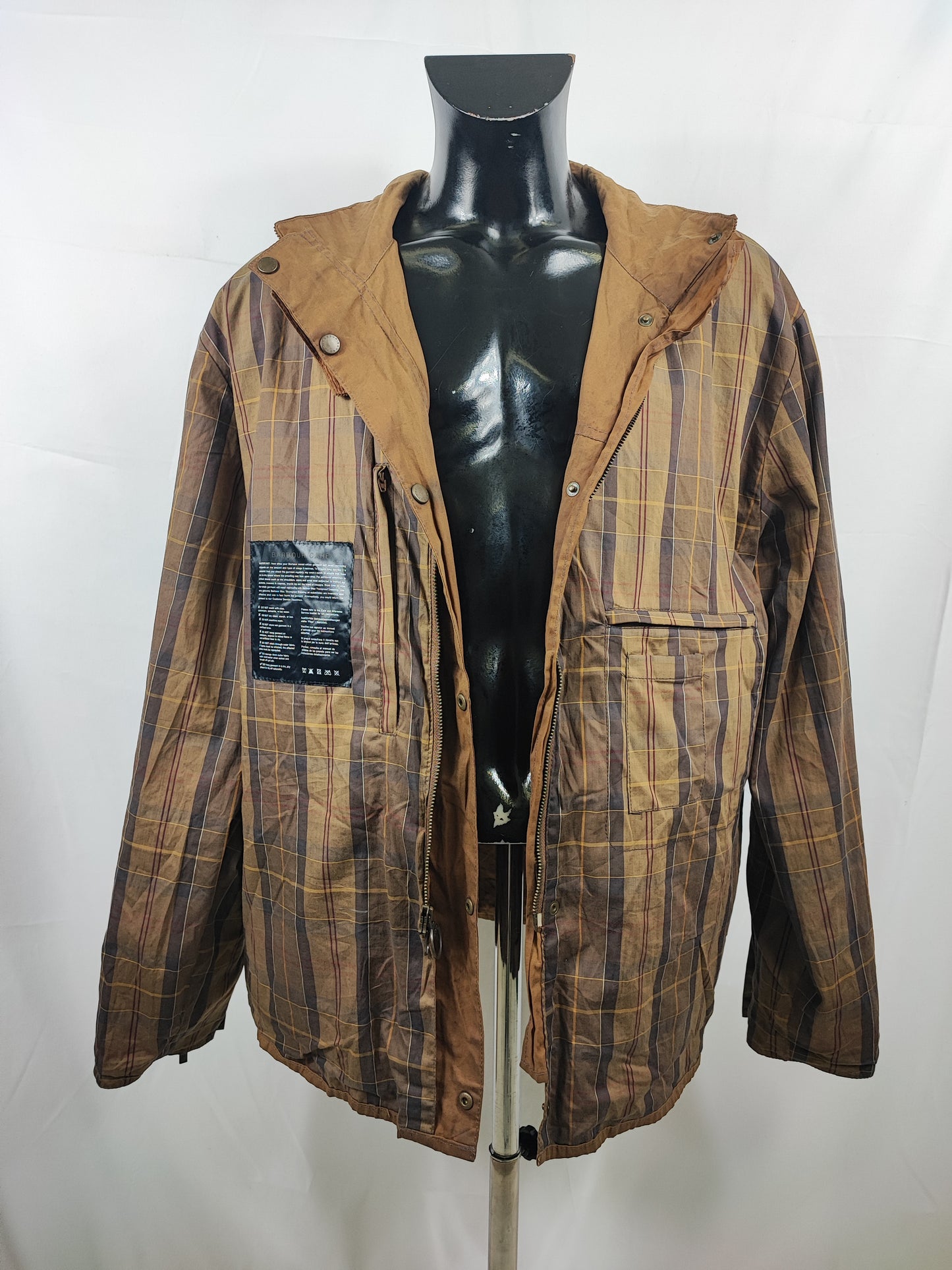 Barbour Giacca Uomo Flyweight Wax Utility Beige XXLarge- Man Wax Beige Jacket Size XXLarge
