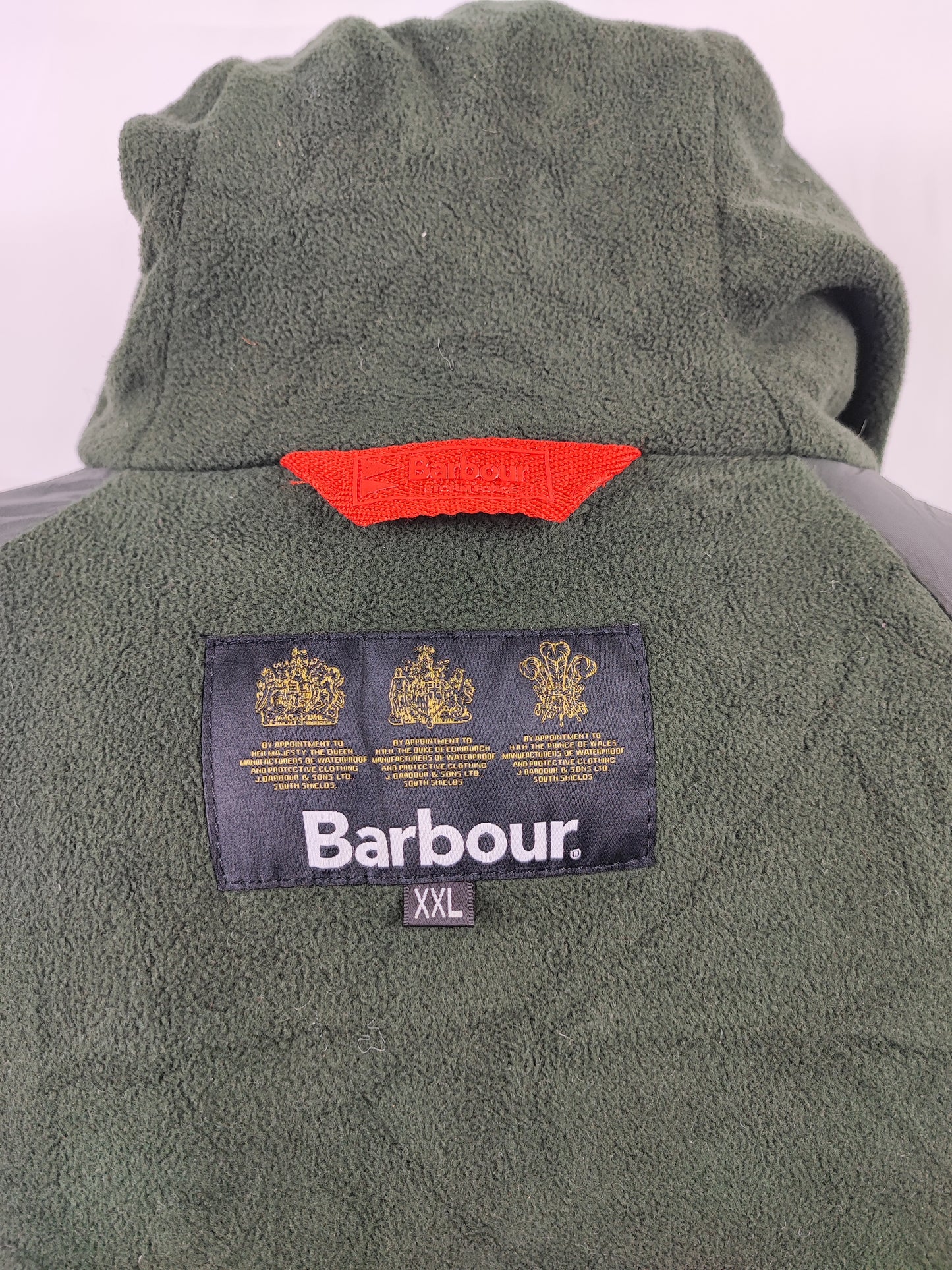 Parka da Uomo Barbour cerato verde XXL - Man Barbour Green Fenton Wax Jacket size XXL