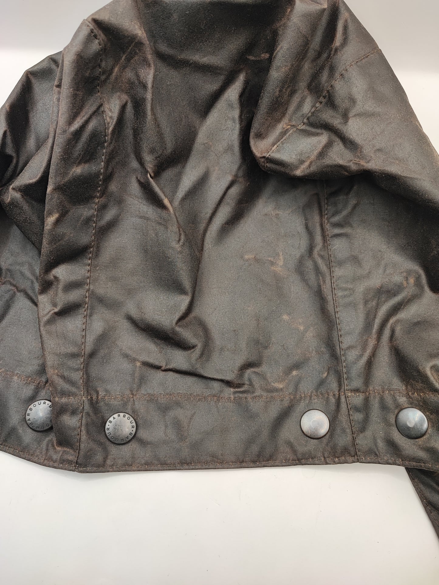 Cappuccio Barbour vintage marrone Taglia Unica - Brown Vintage Waxed Hood A199